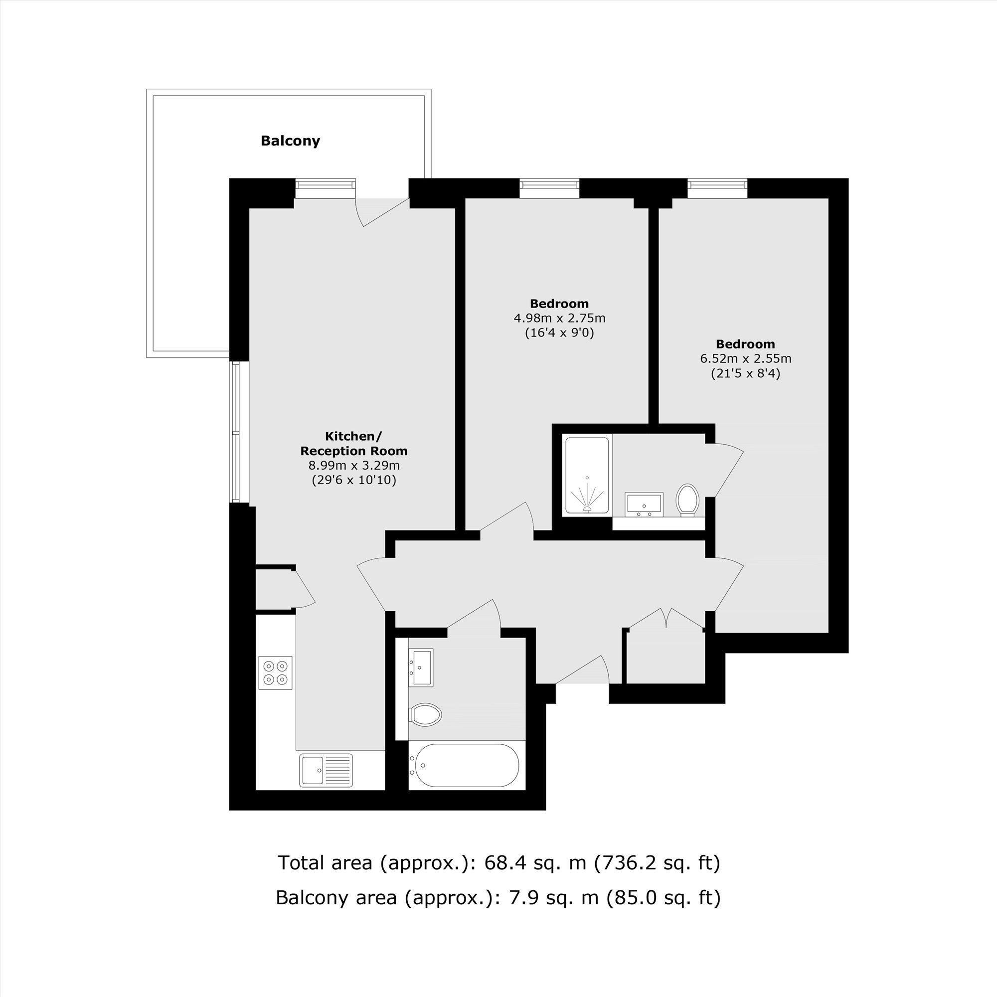 157, Jubilee Court, Greenwich floorplan