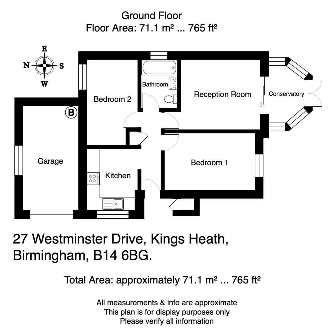 27, Westminster Drive, Birmingham floorplan
