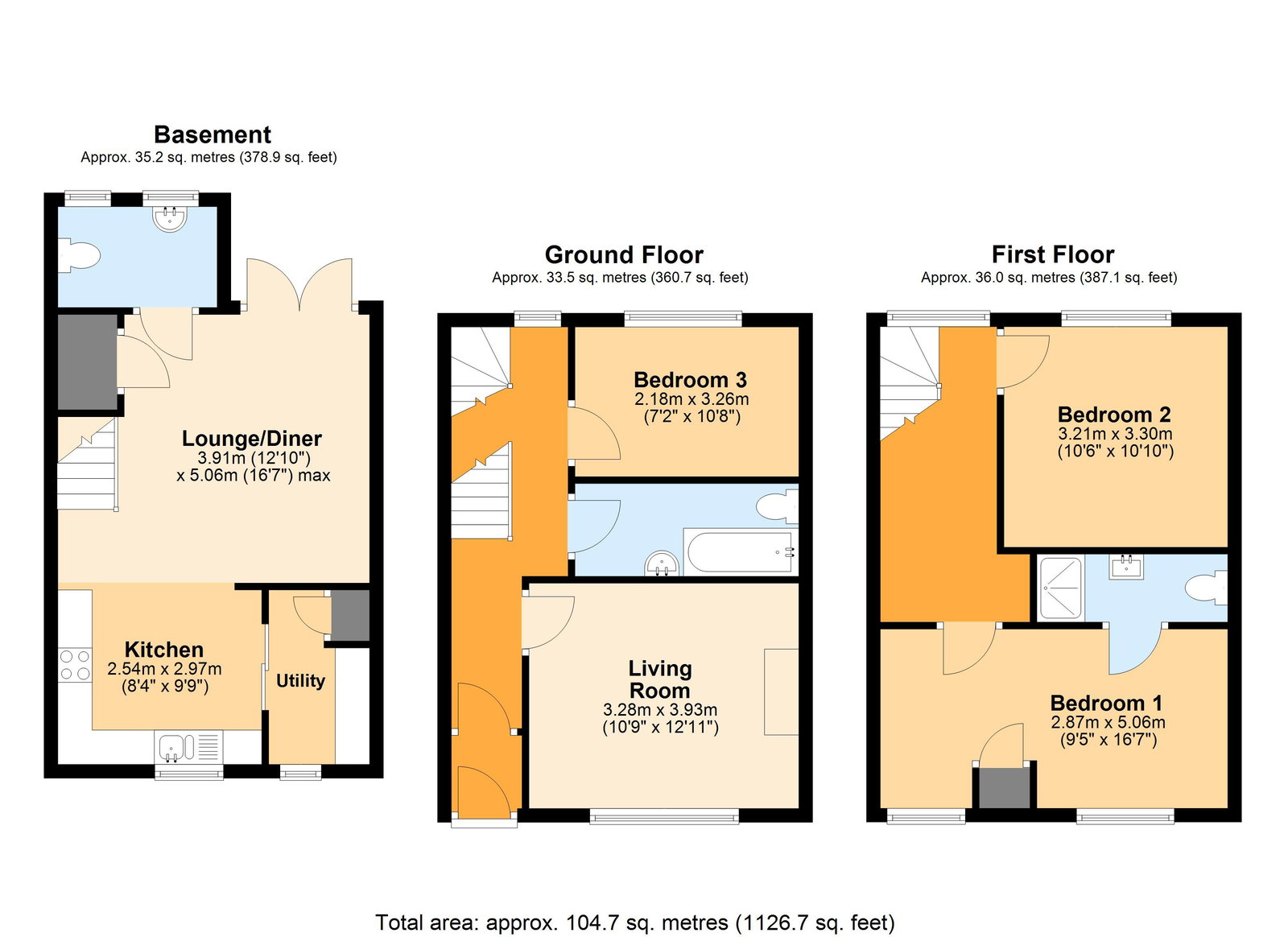 New Houses,5, Pant Road, Merthyr Tydfil floorplan