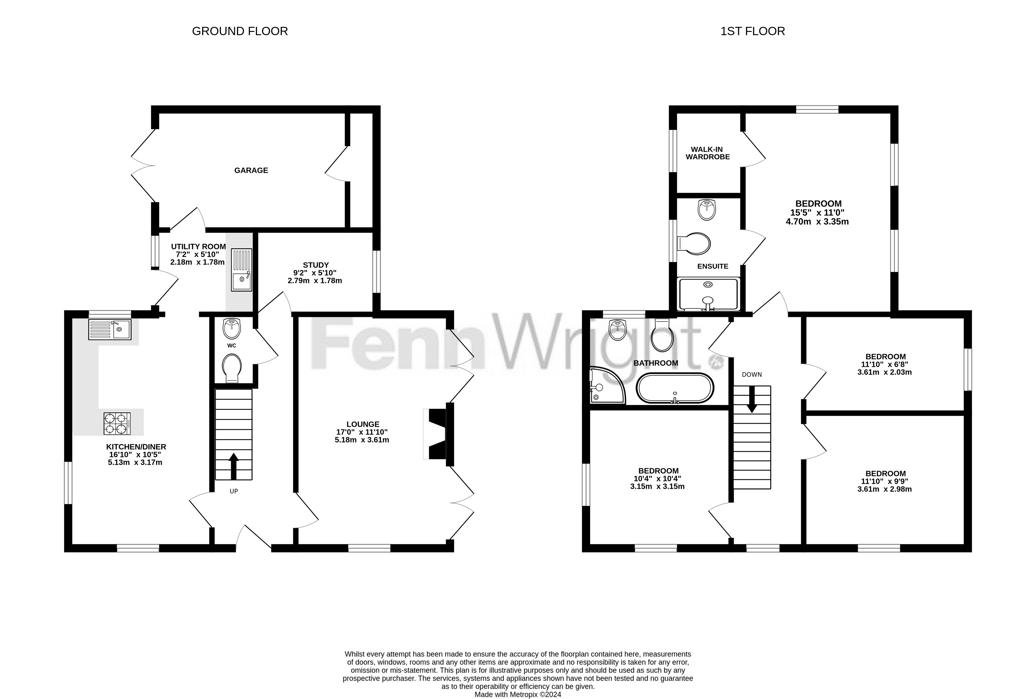 68, Parsons Heath, Essex floorplan