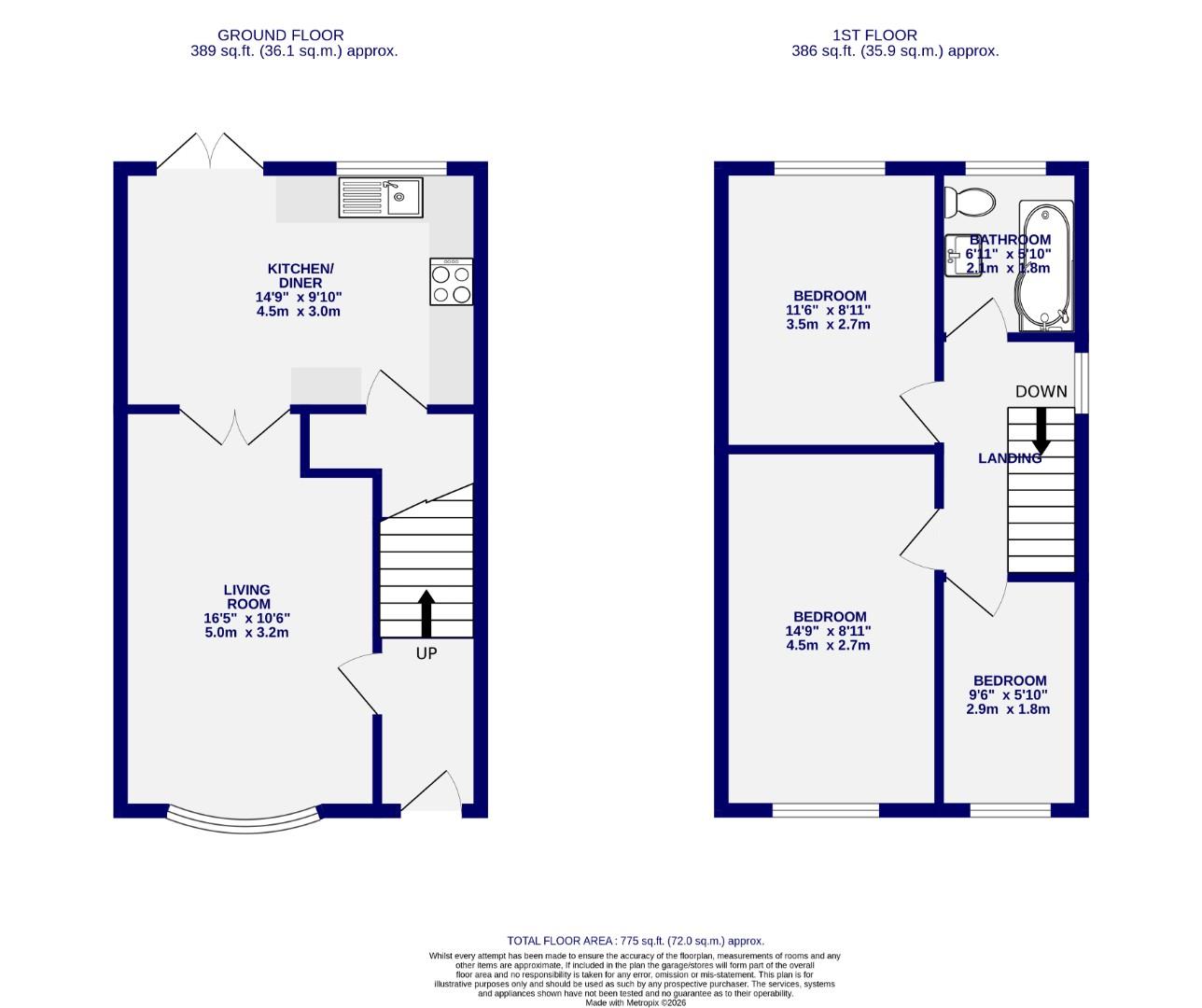 St. Marks Grove, York floorplan