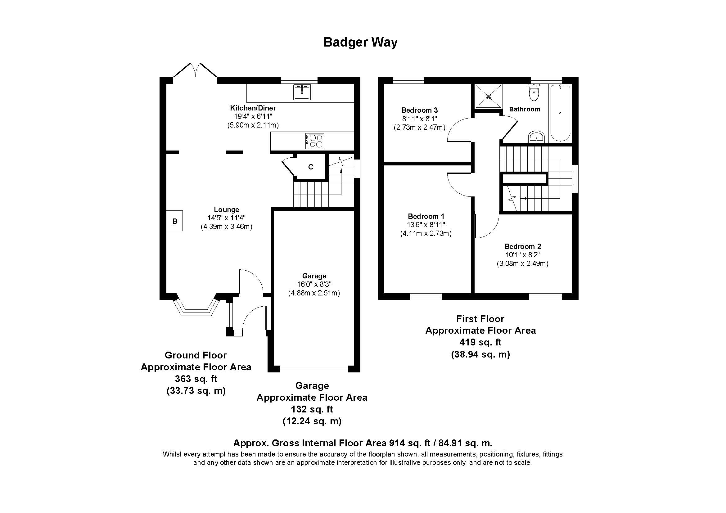 5, Badger Way, Dorset floorplan