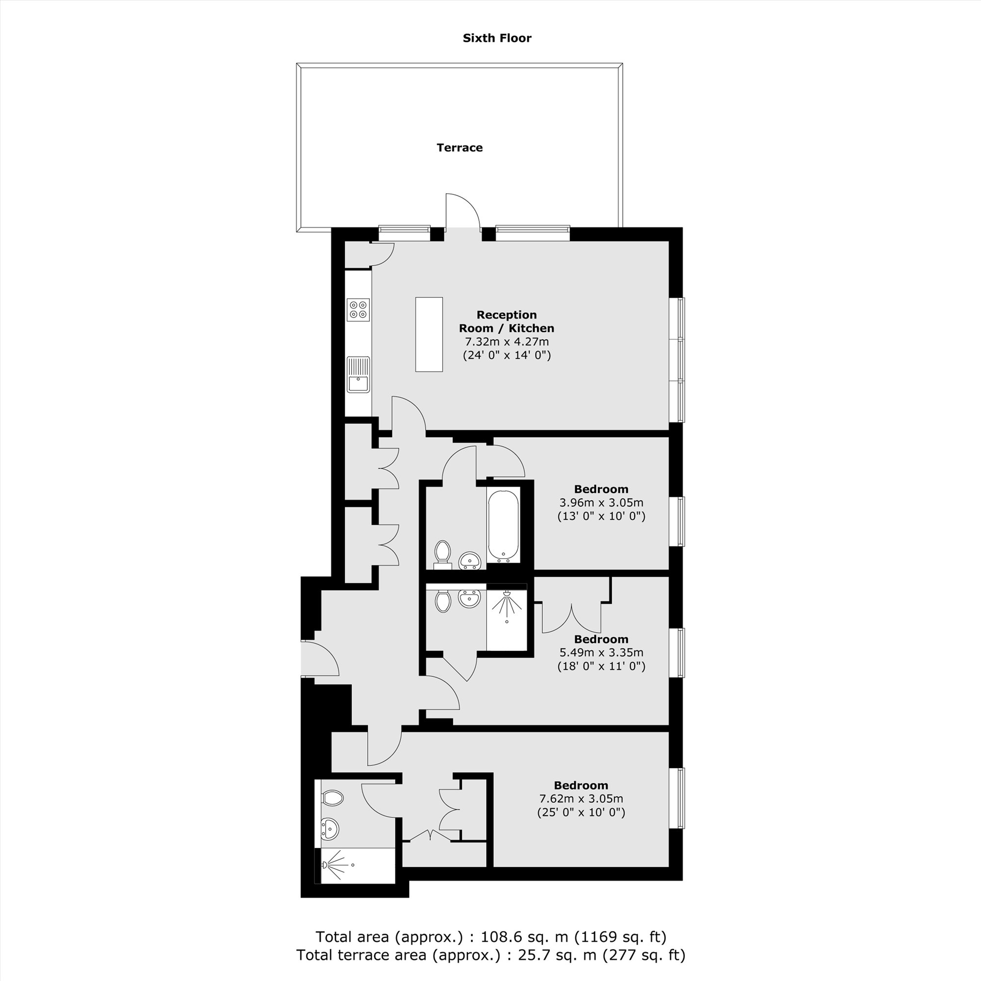 82 Bogart House, Filmworks Walk, London floorplan