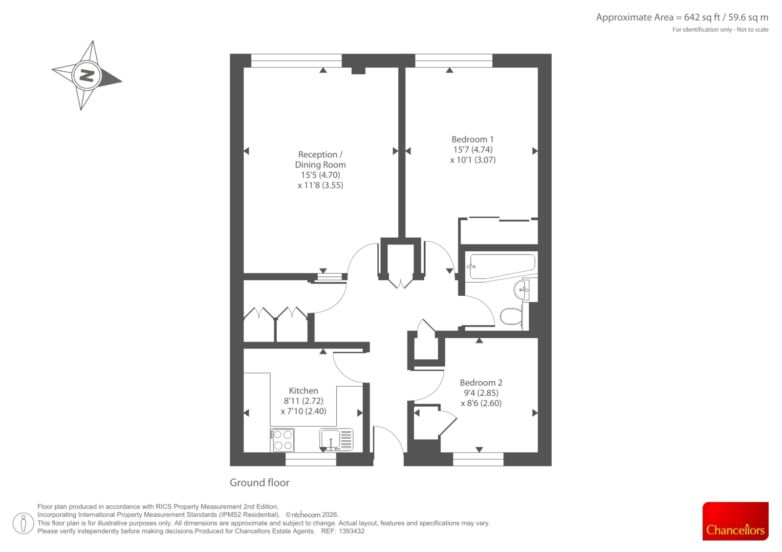 2, Russell Court, Oxford floorplan