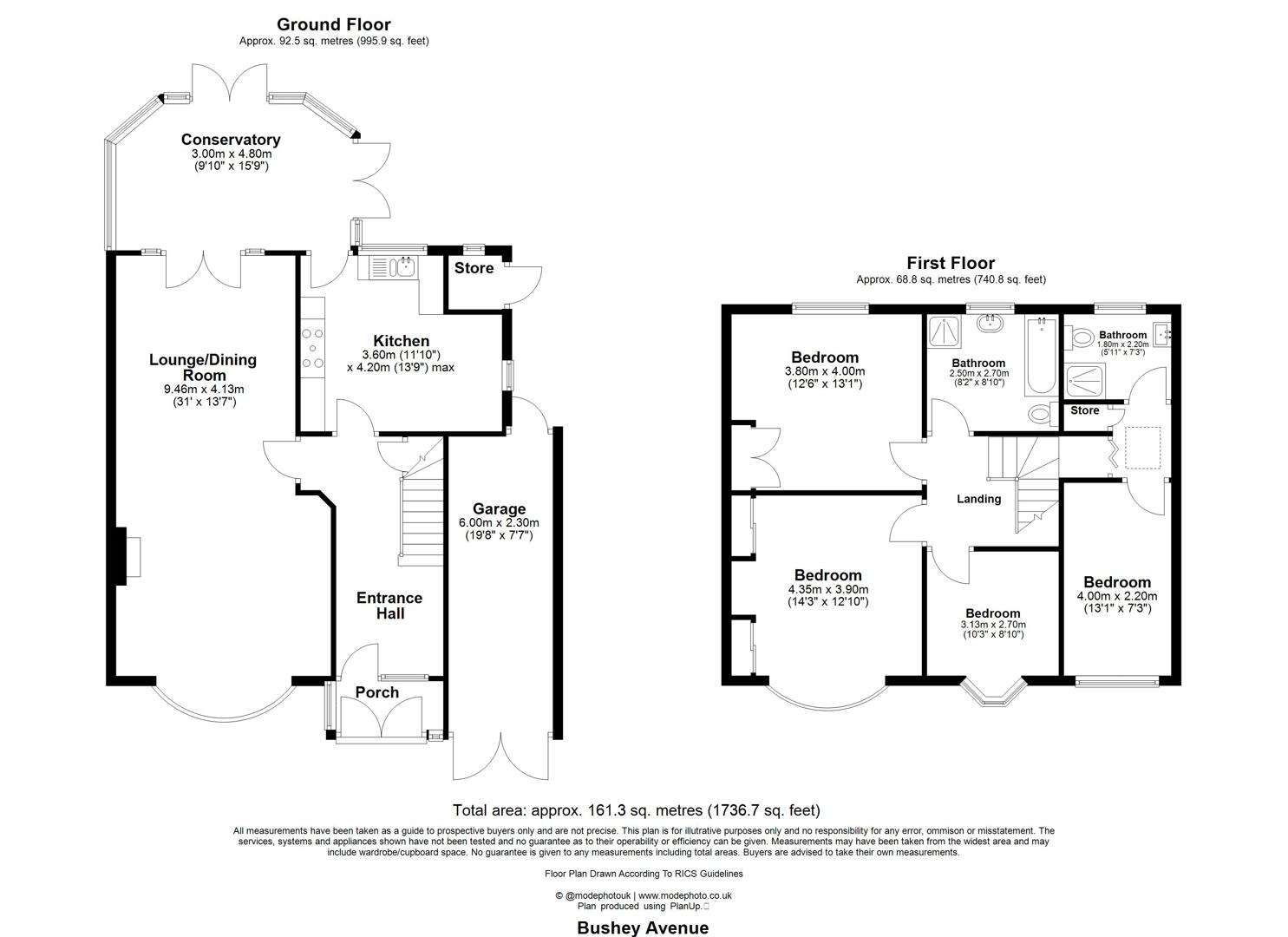 31, Bushey Avenue, South Woodford floorplan
