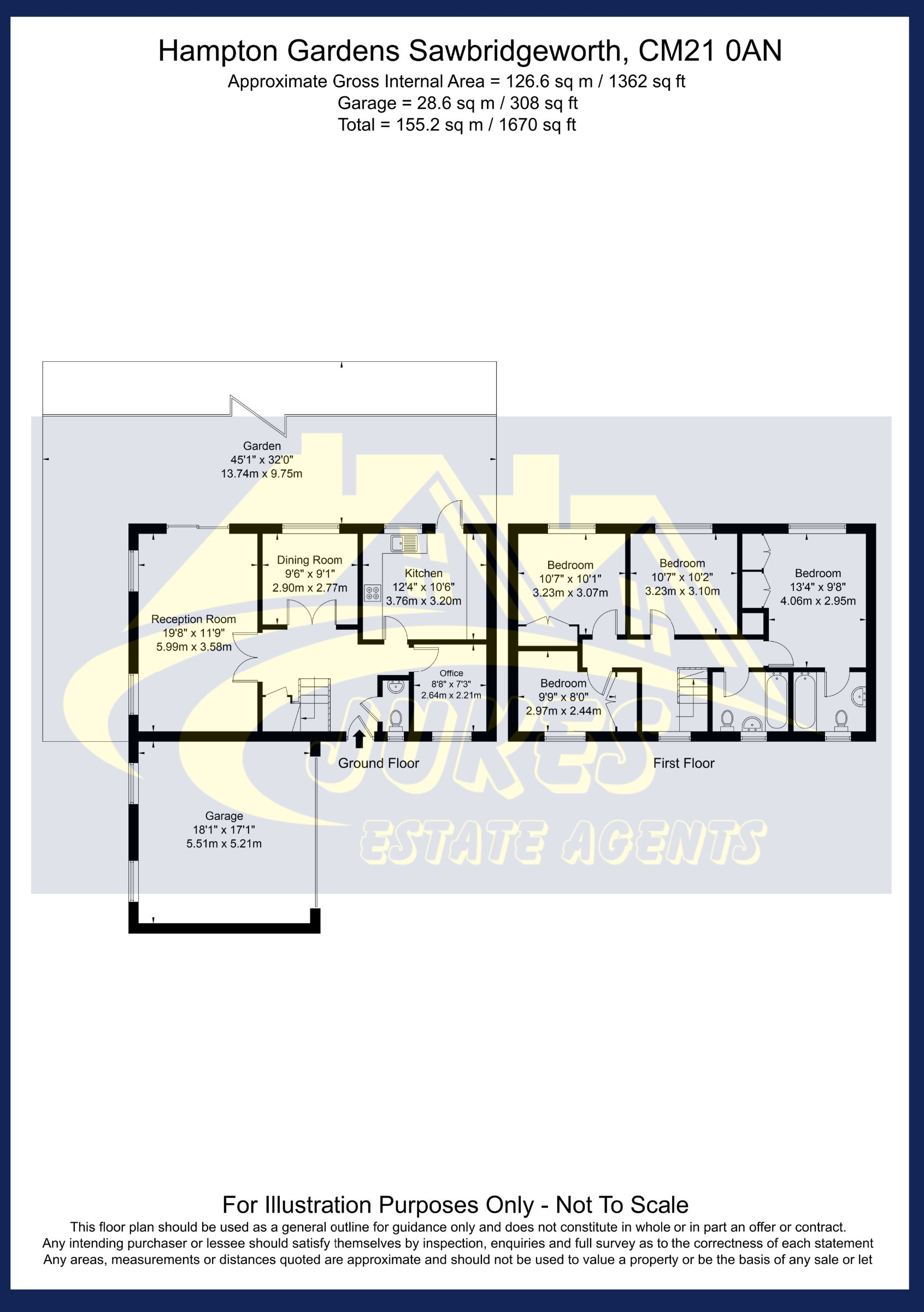 6 Hampton Gardens, Sawbridgeworth floorplan