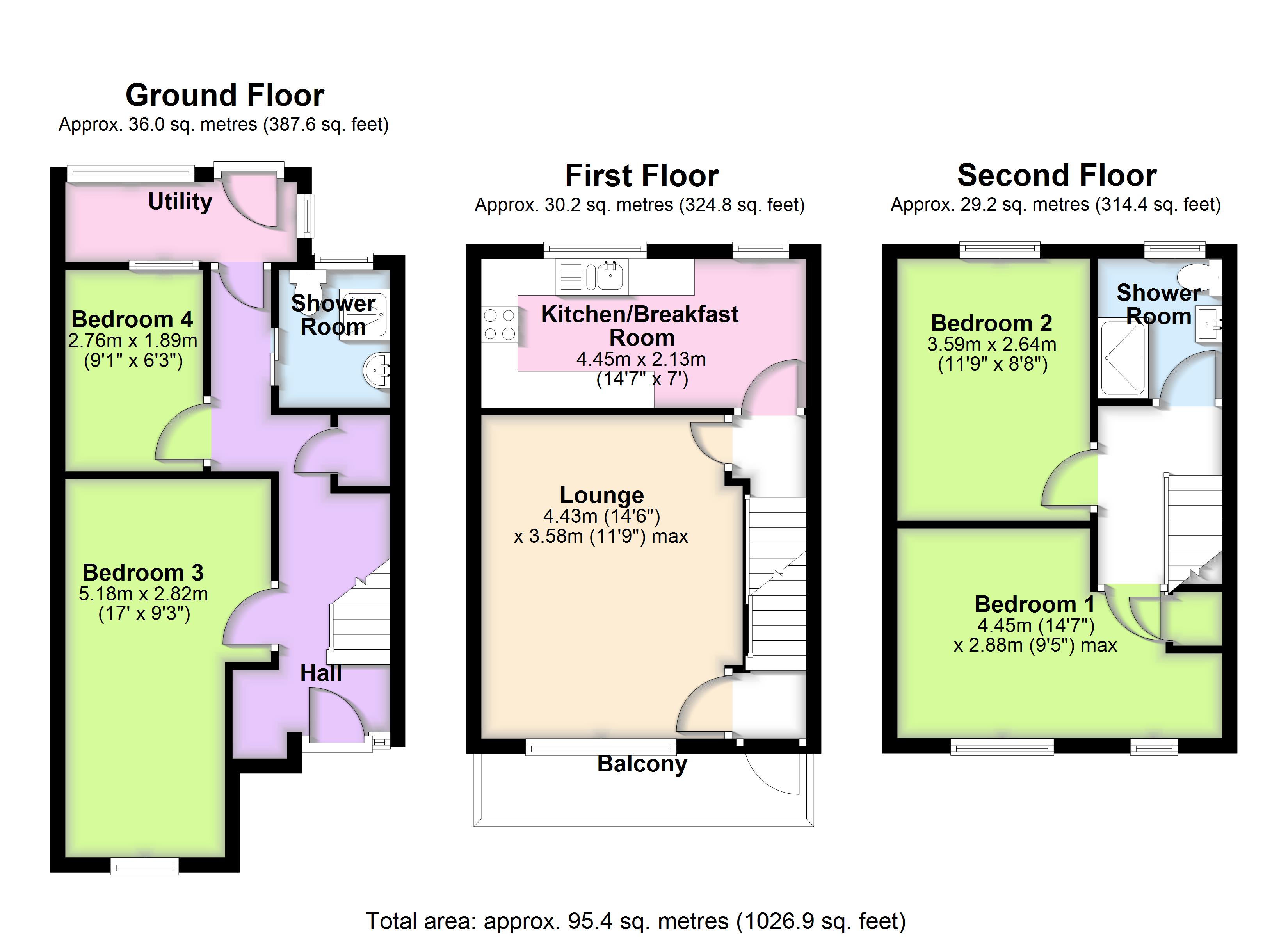 7, Wilton Close, Bishops Stortford floorplan