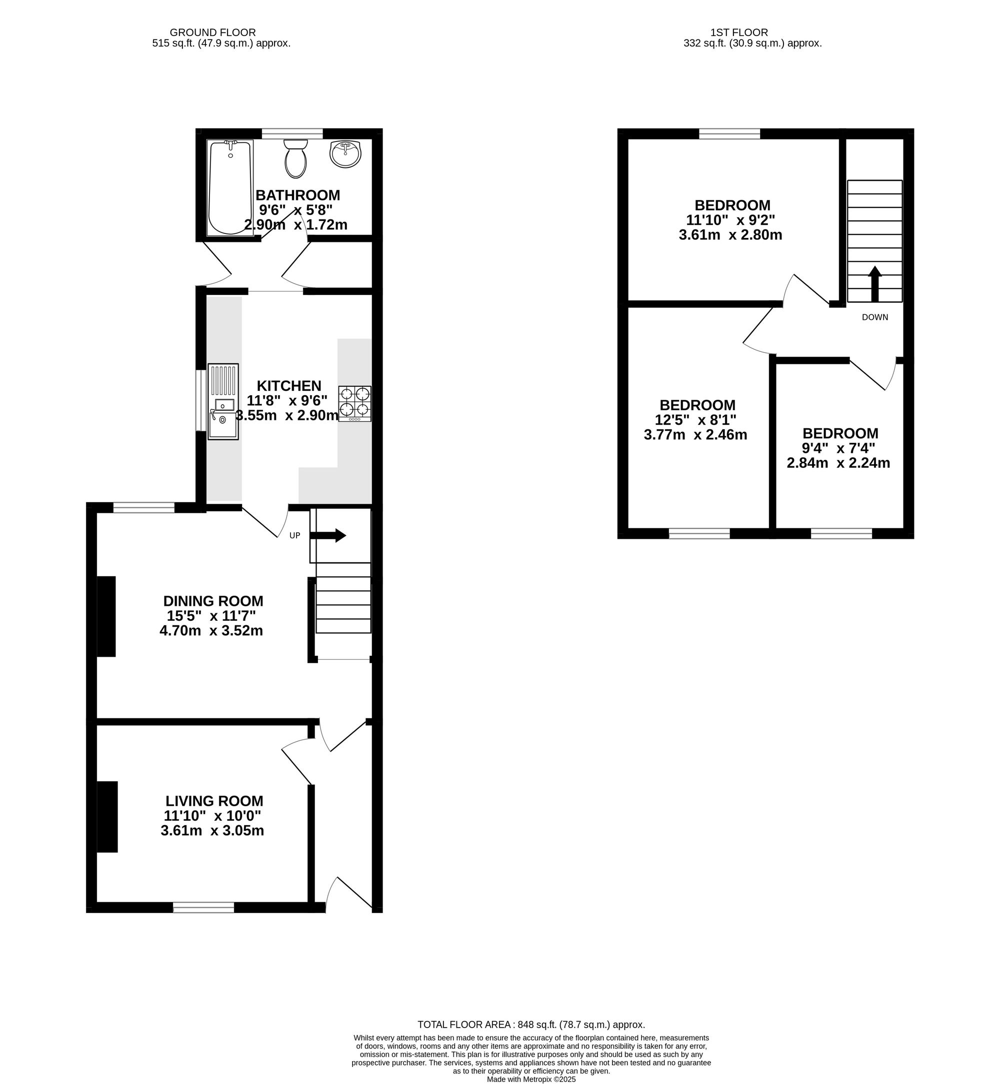 12 Tredegar Street, Newport floorplan