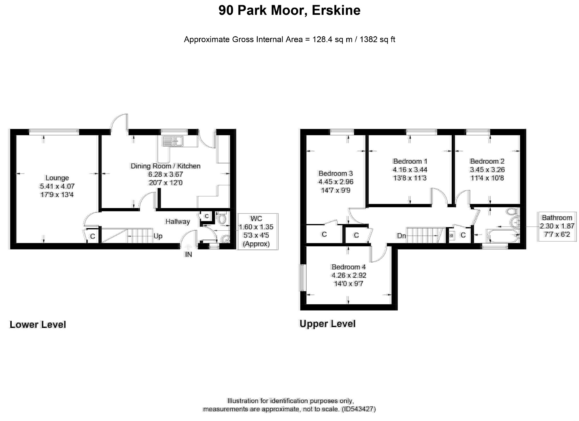 4 Bedrooms Terraced house for sale in Park Moor, Erskine PA8