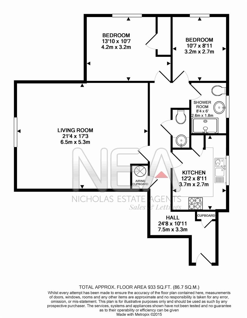 Treetops, 12, The Mount, Reading floorplan