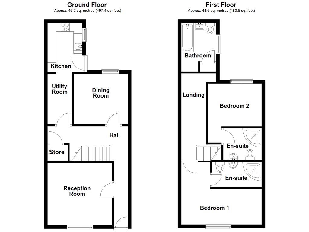 56, Mellor Street, Rochdale floorplan