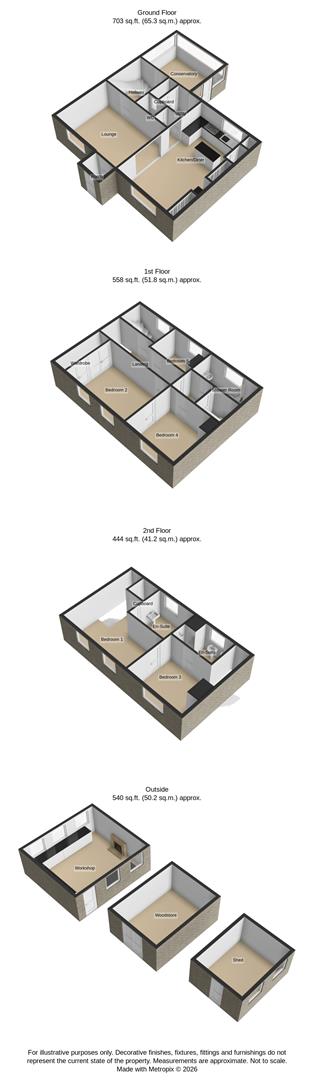 1 Seaman Cottages, Sidegate Road, Hopton floorplan