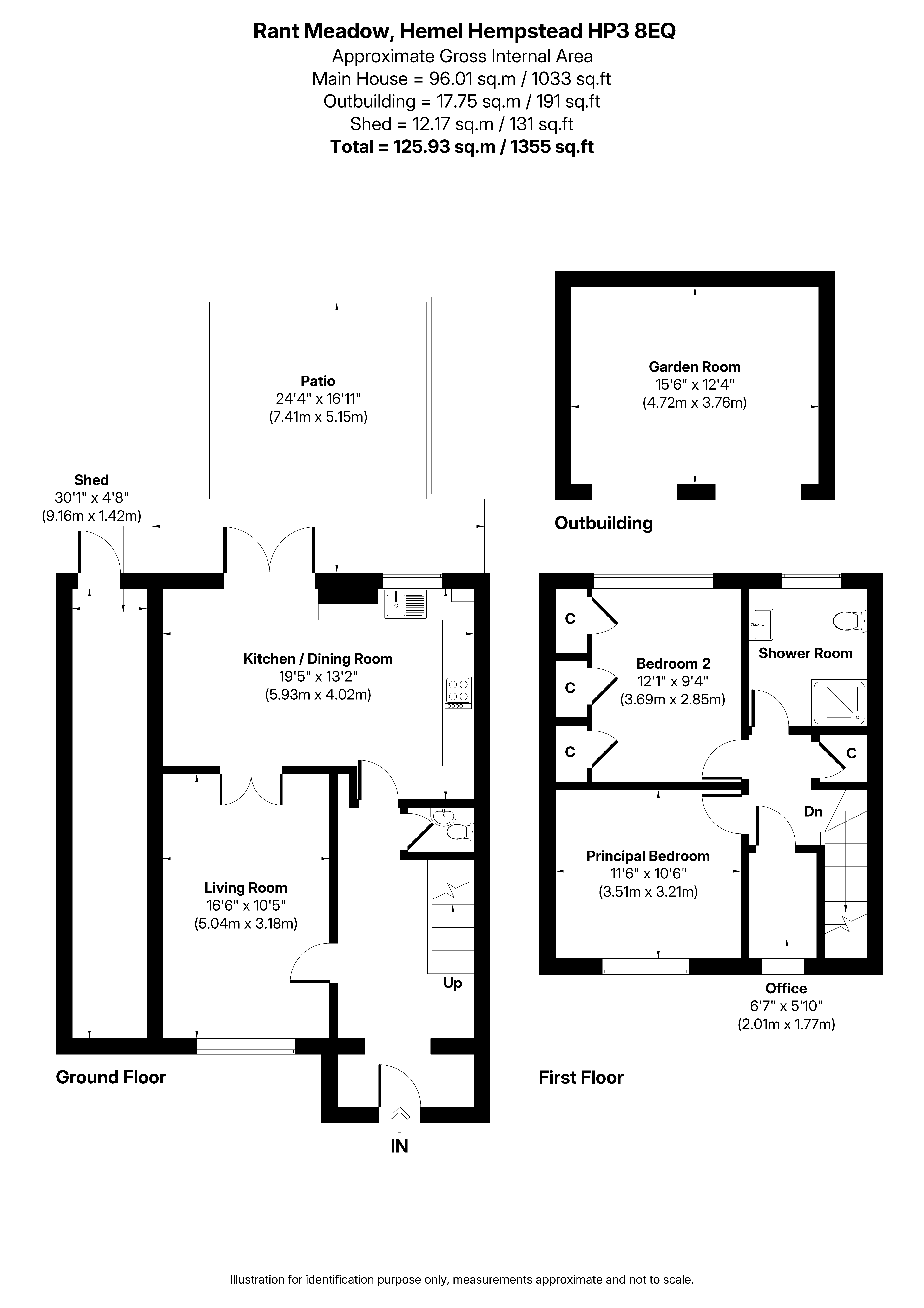 40A,, Rant Meadow, Hertfordshire floorplan