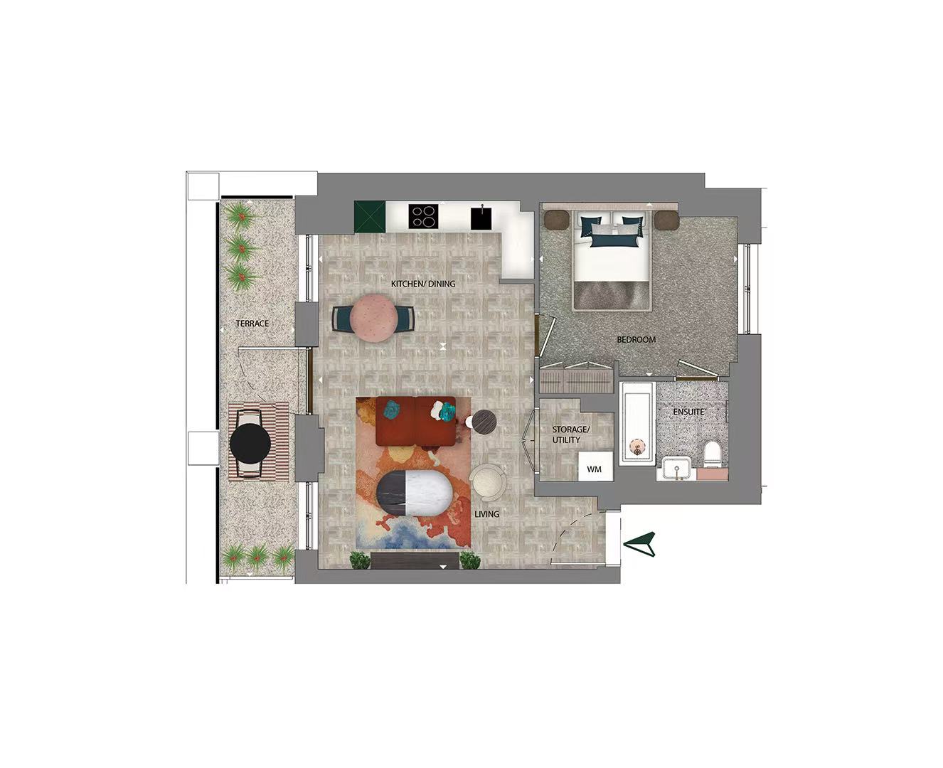 Peabody Estate, St. John's Hill, London SW11 floorplan