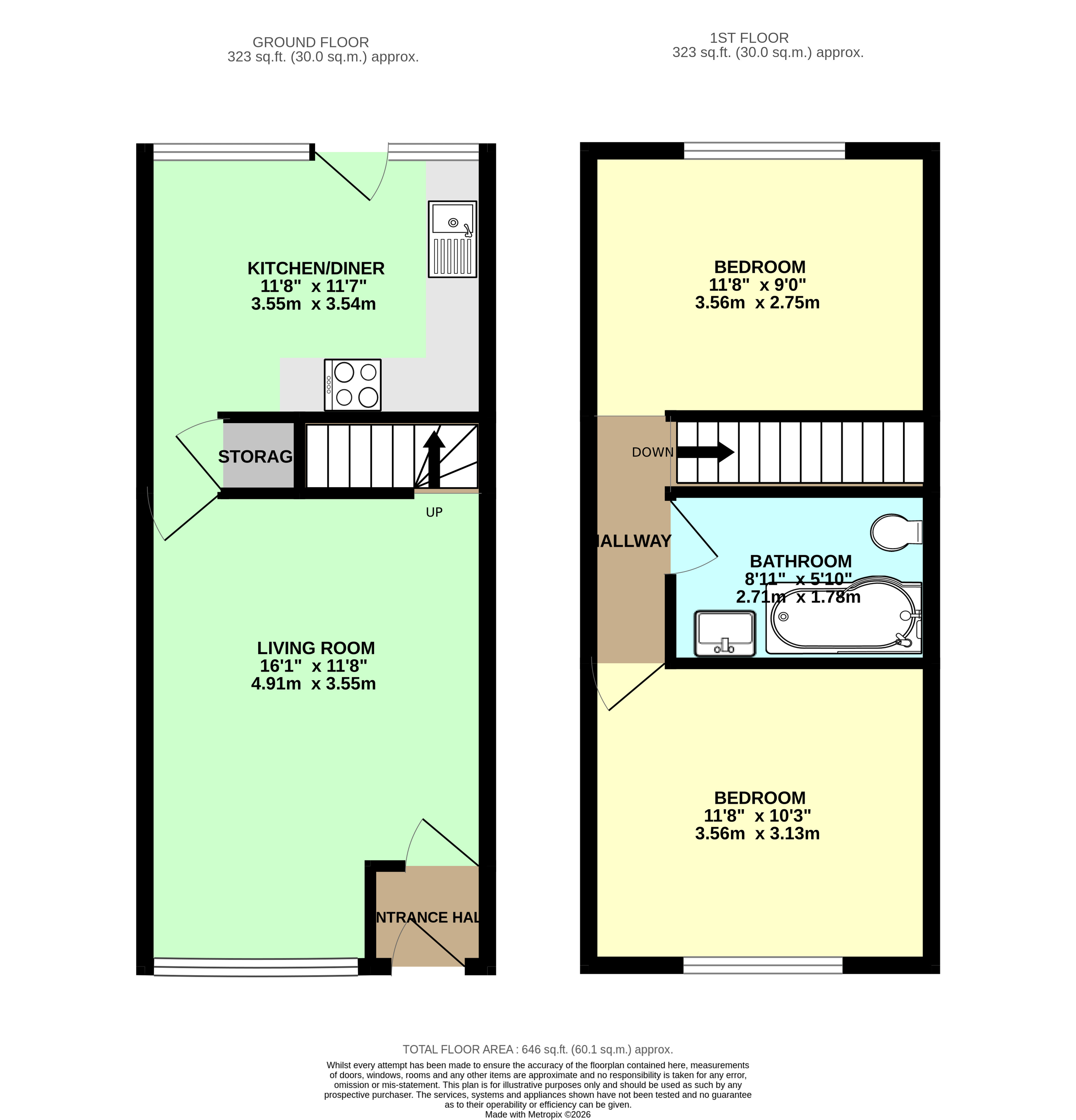 15, Lawns Mount, Leeds floorplan