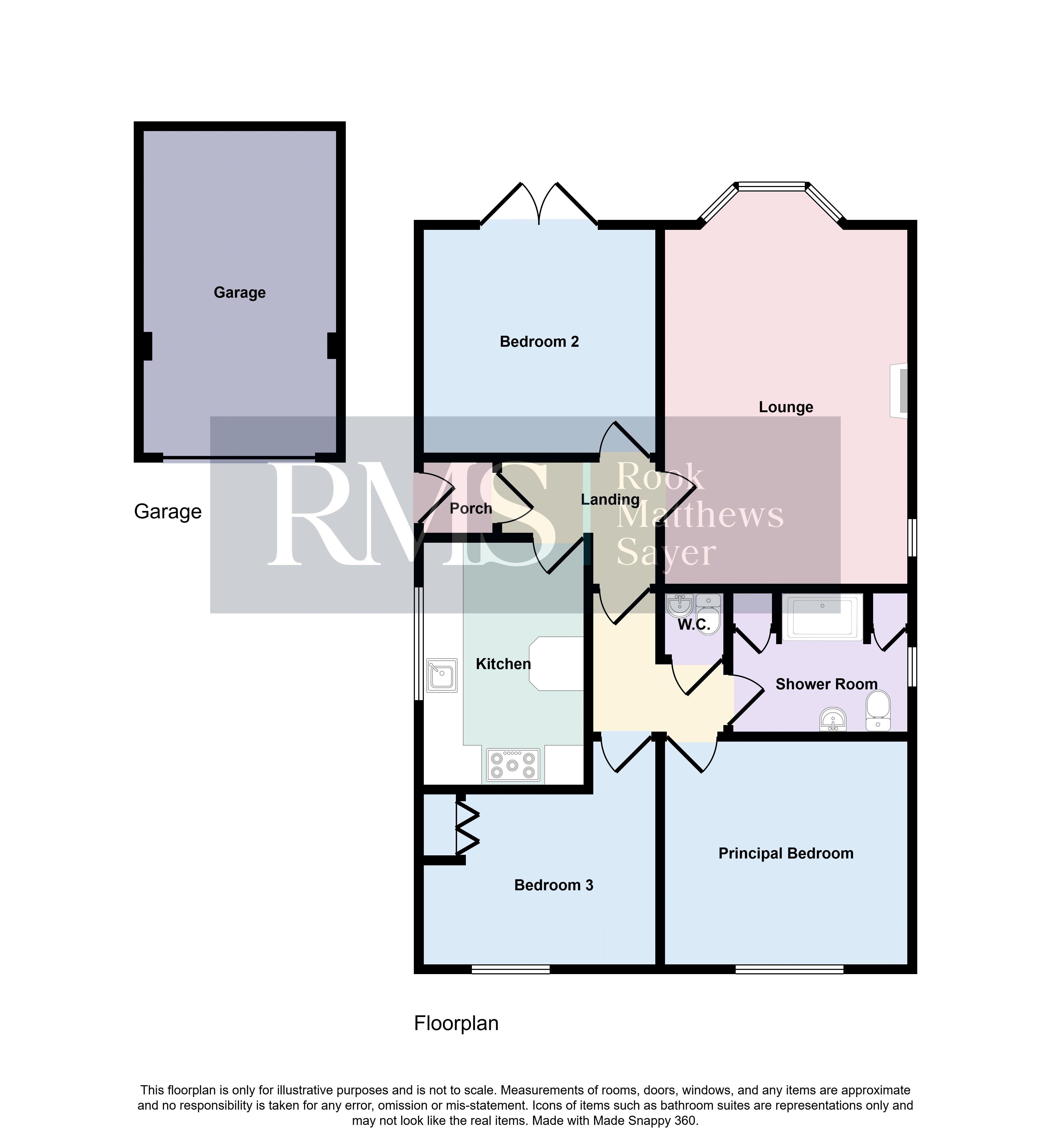 28, Oakfield Way, Cramlington floorplan