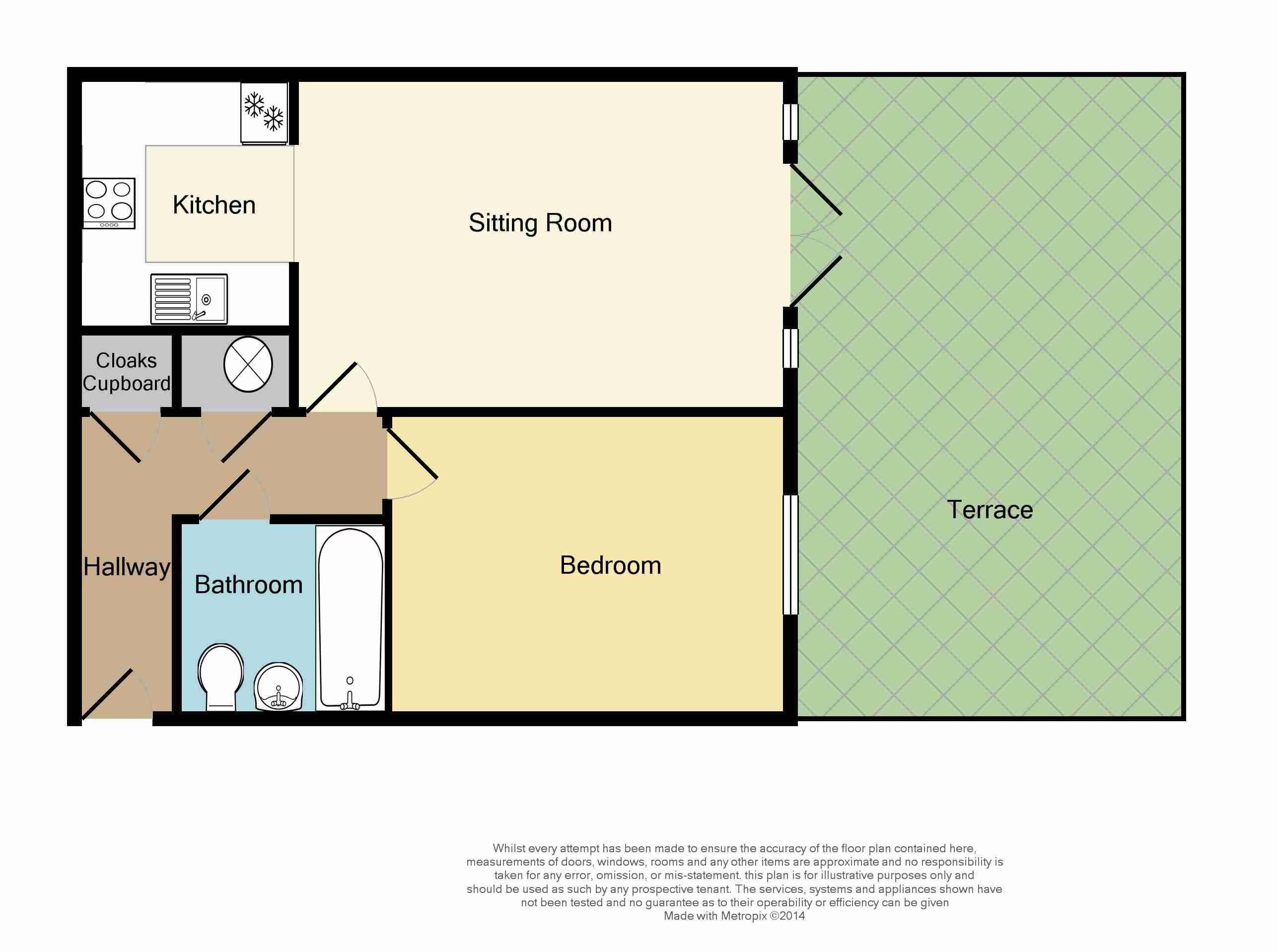 1 Bedrooms Flat to rent in Scholars Walk, Cambridge CB4