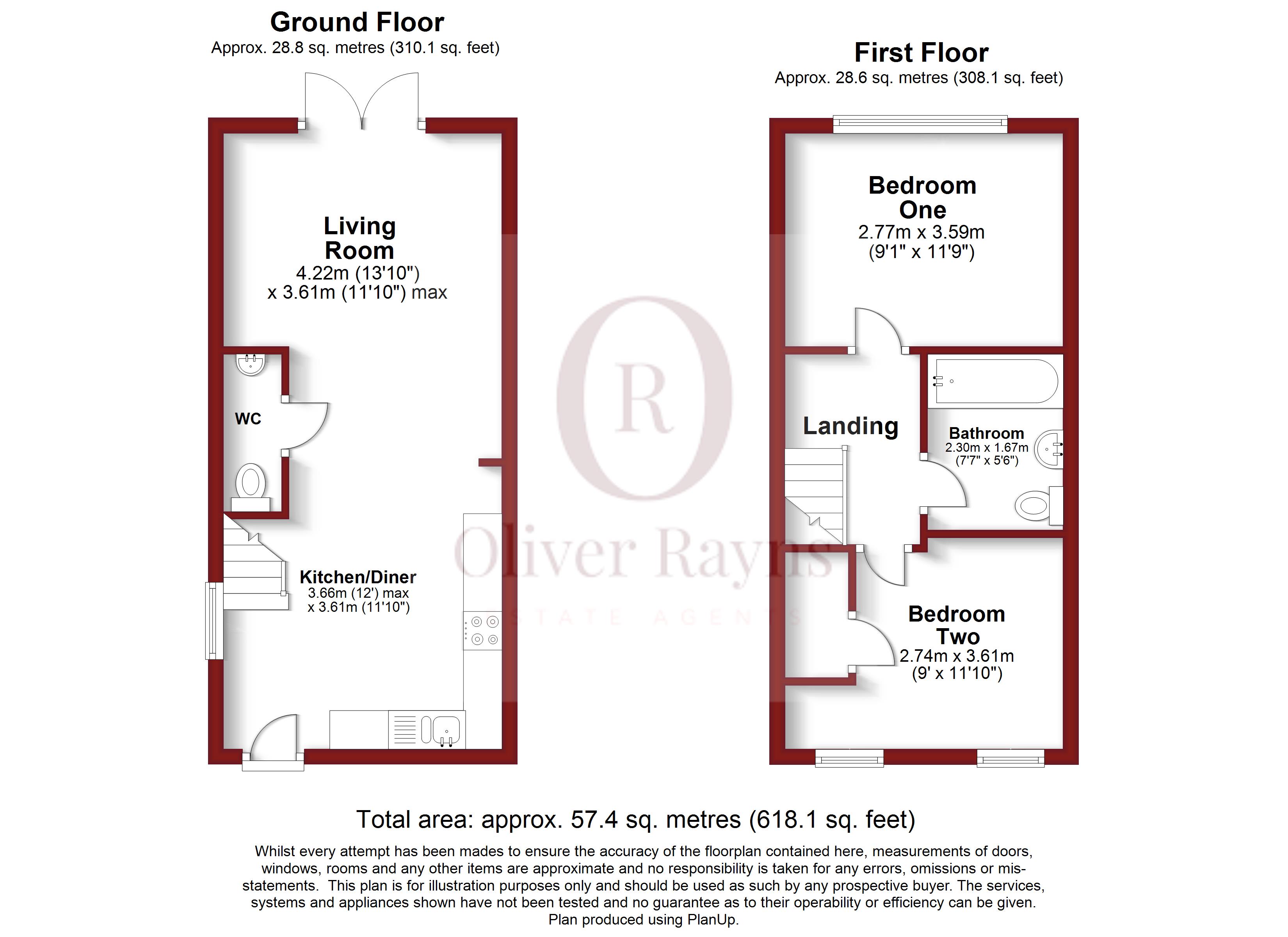 Ambleside Drive, Glen Parva, Leicester LE2, 2 bedroom end terrace house