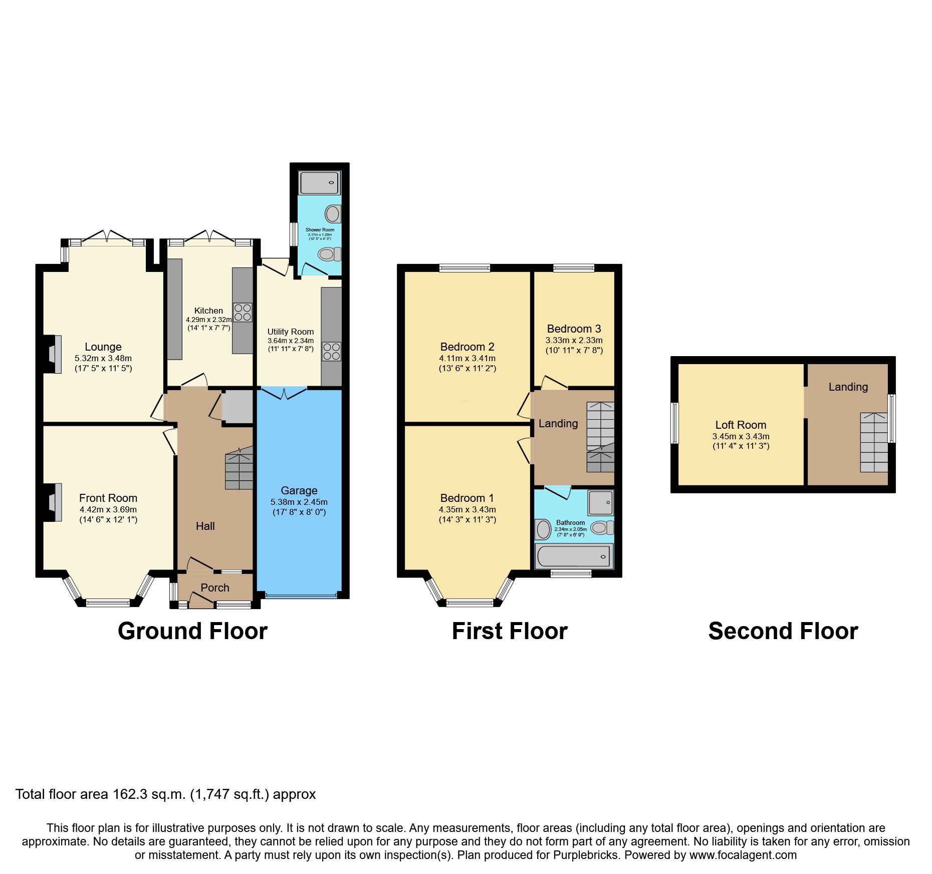 129, Solihull Lane, Birmingham floorplan