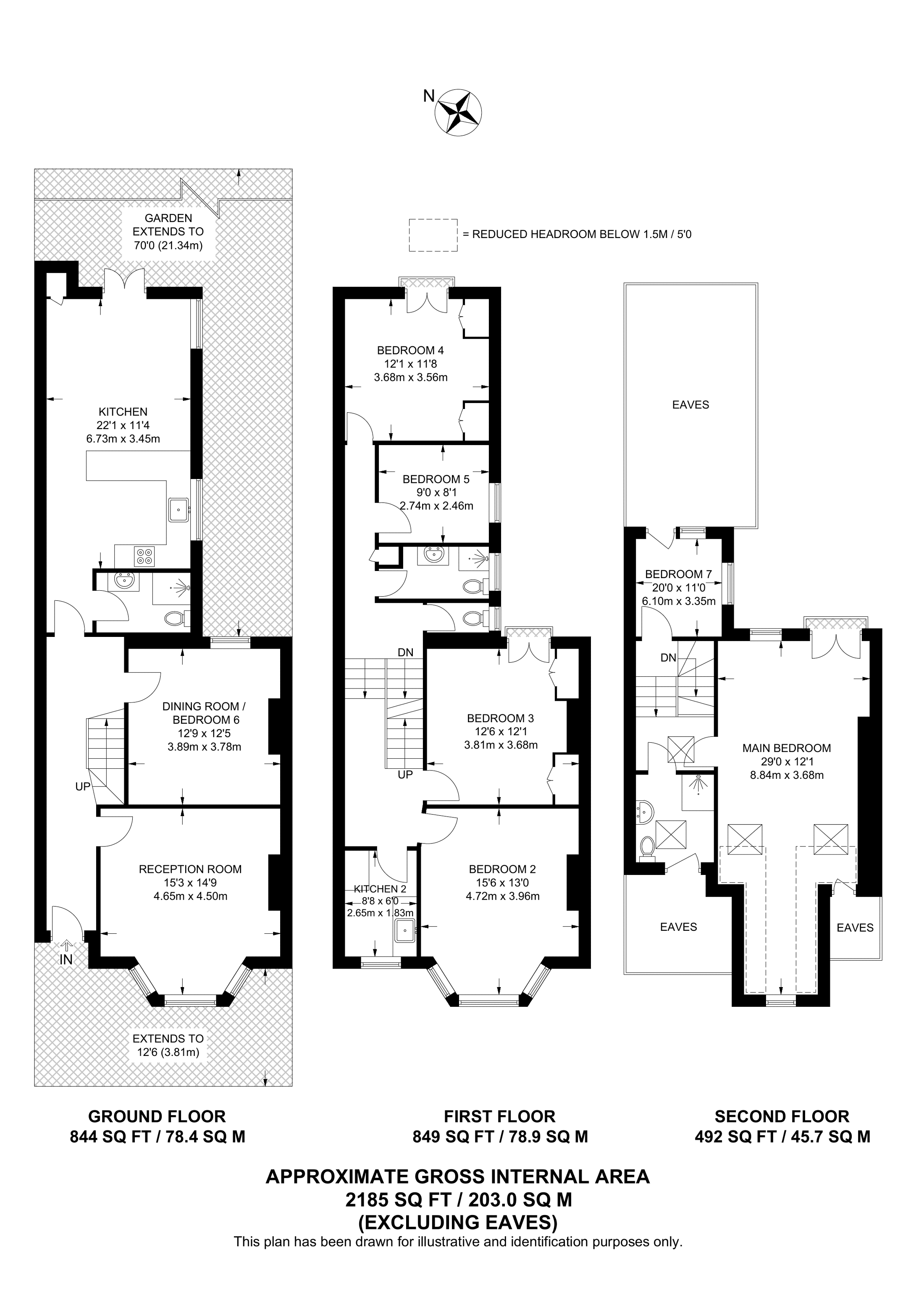 145, Chamberlayne Road floorplan