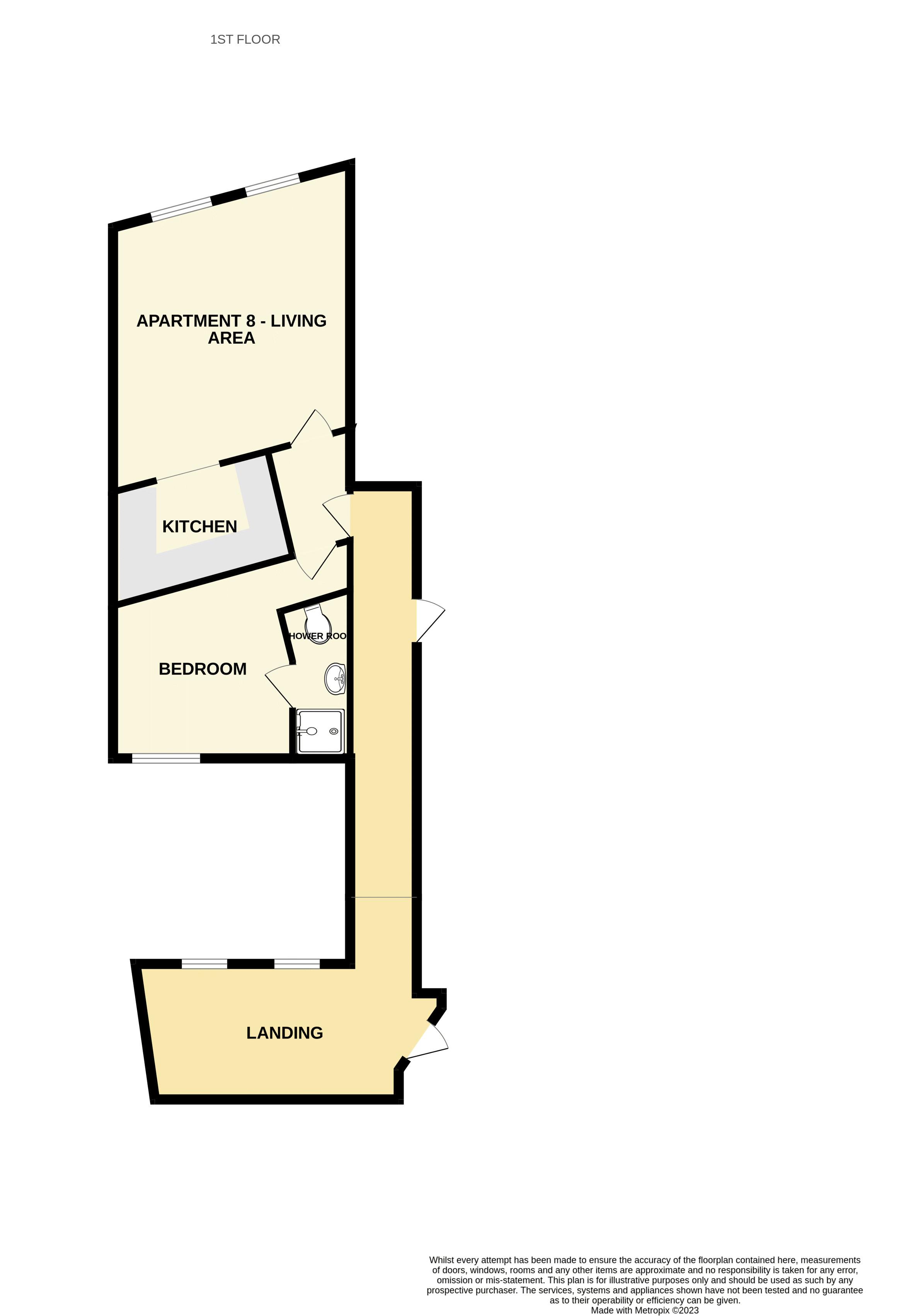 Apt 8, 50 Clasketgate, Lincoln floorplan