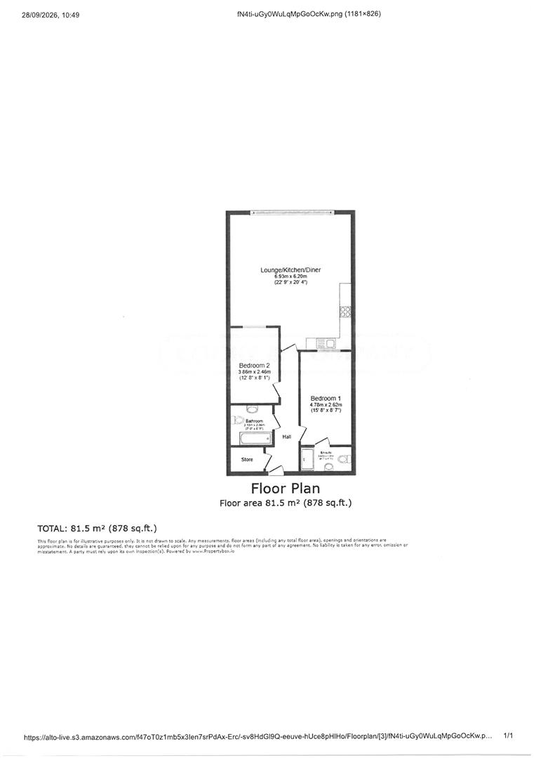 54, Mather House, Mather Lane, Leigh floorplan