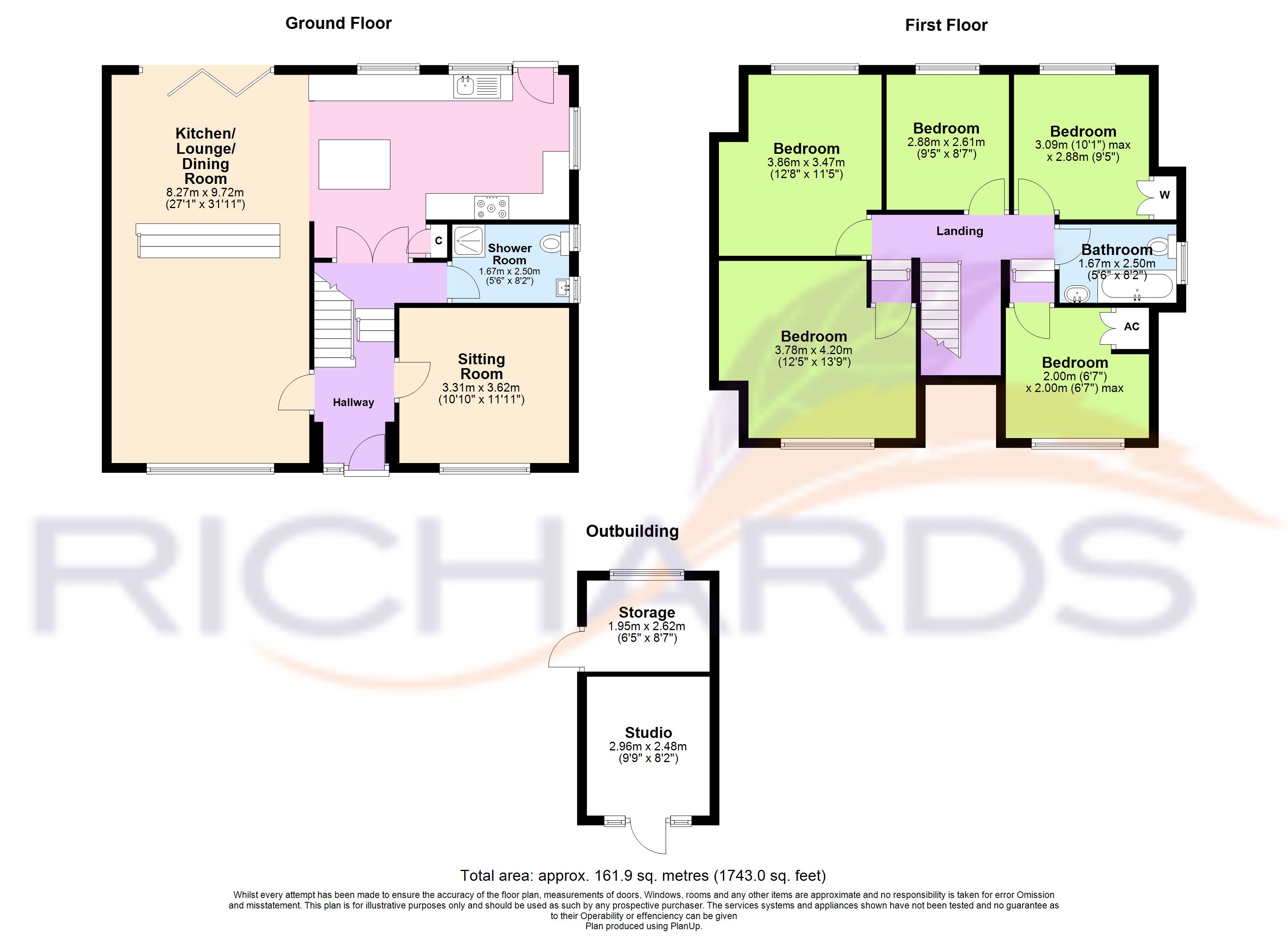 3, Chapel Close, Wimborne floorplan