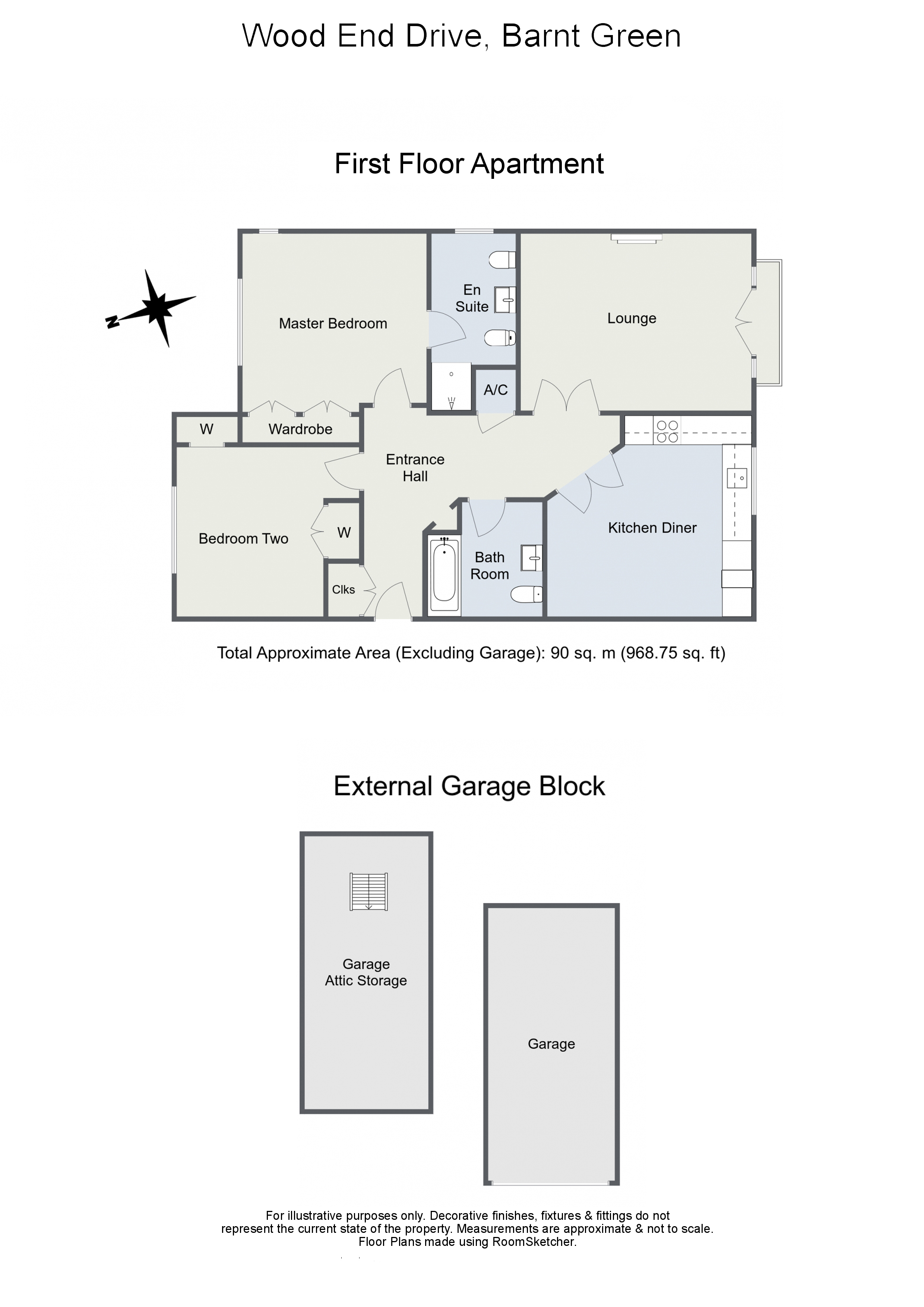 2 Bedrooms Flat for sale in Wood End Drive, Barnt Green B45