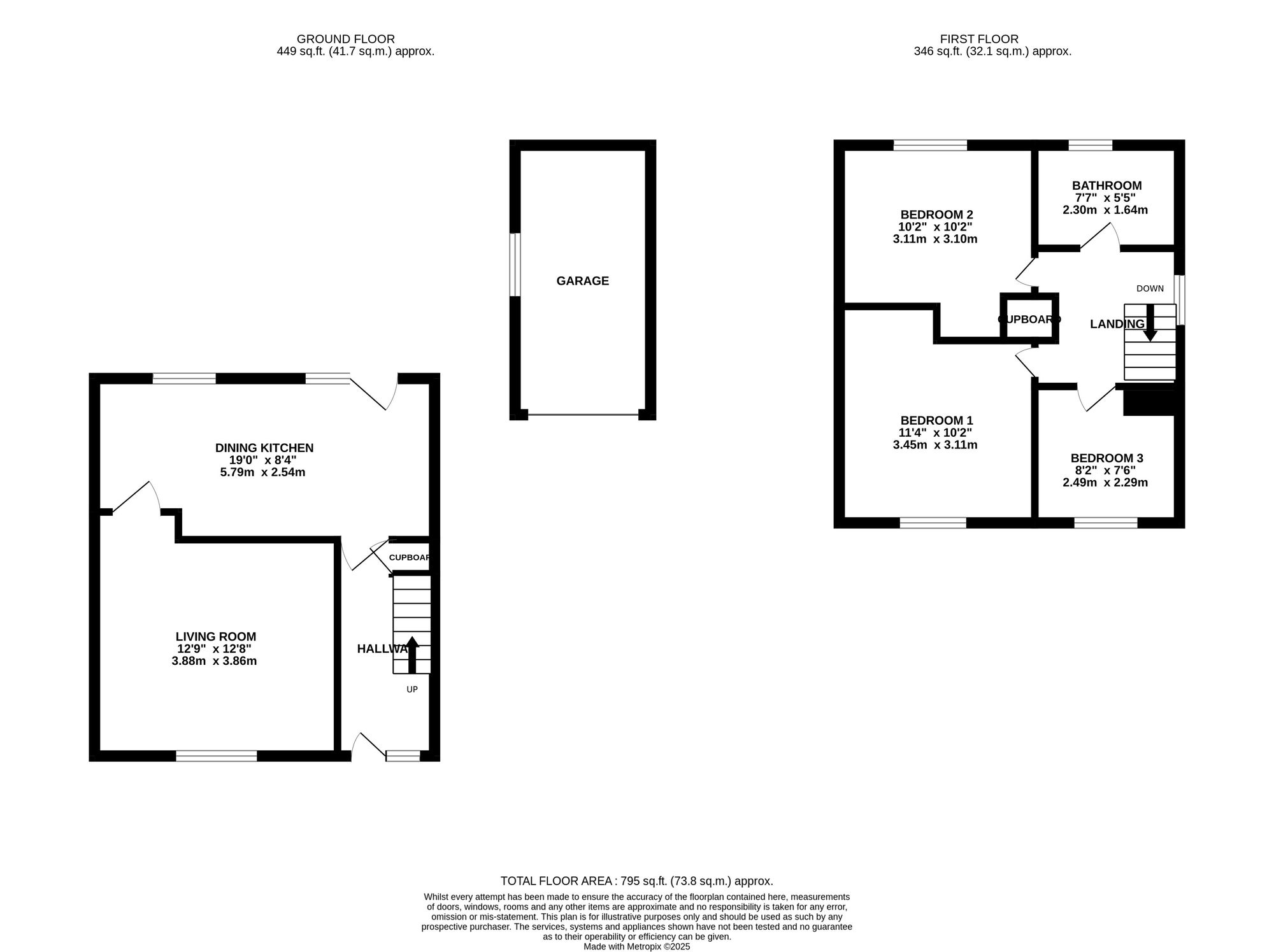 8 Maple Close, Stoke-On-Trent floorplan