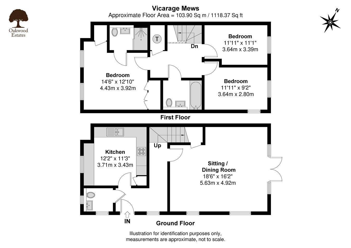 4, Vicarage Mews, Maidenhead floorplan