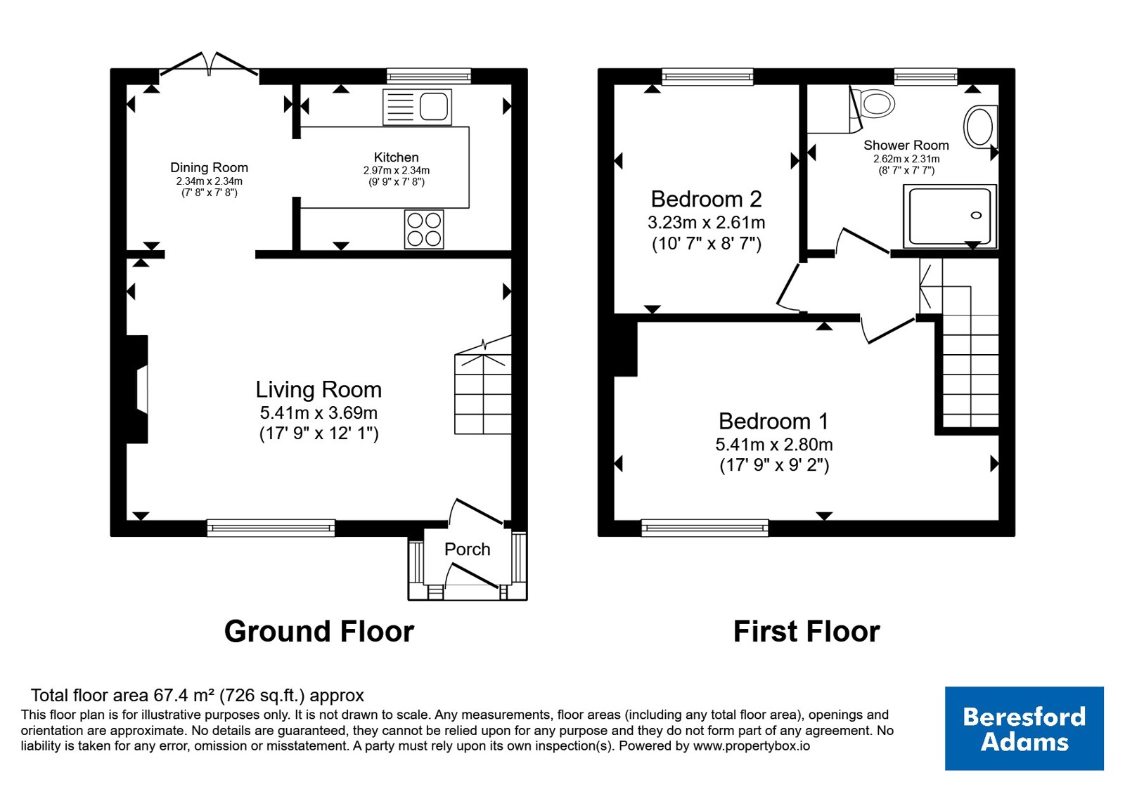 4 Railway Terrace,, Station Lane, Mold floorplan