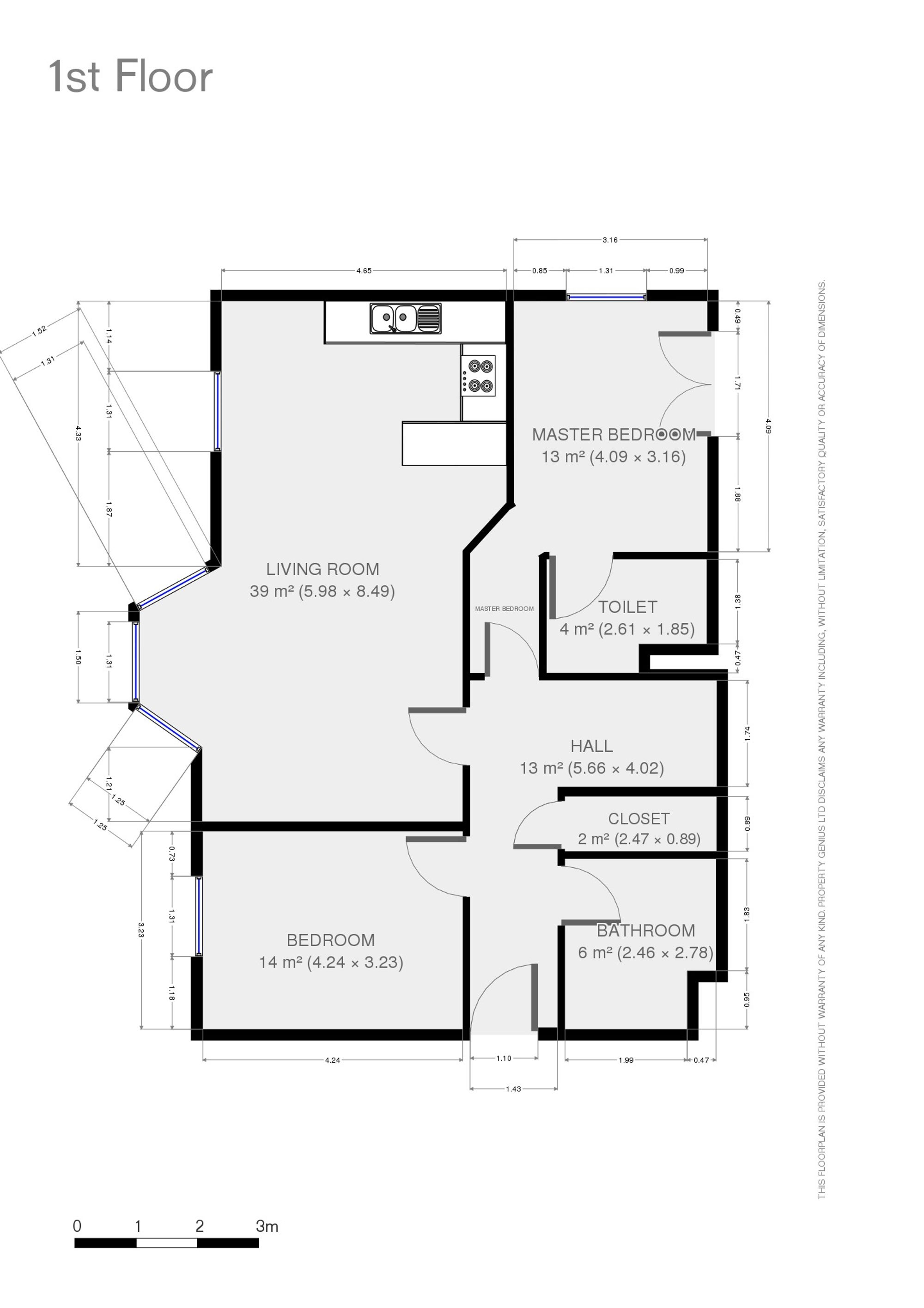 Flat 5, Central Place Station Road, Wilmslow floorplan