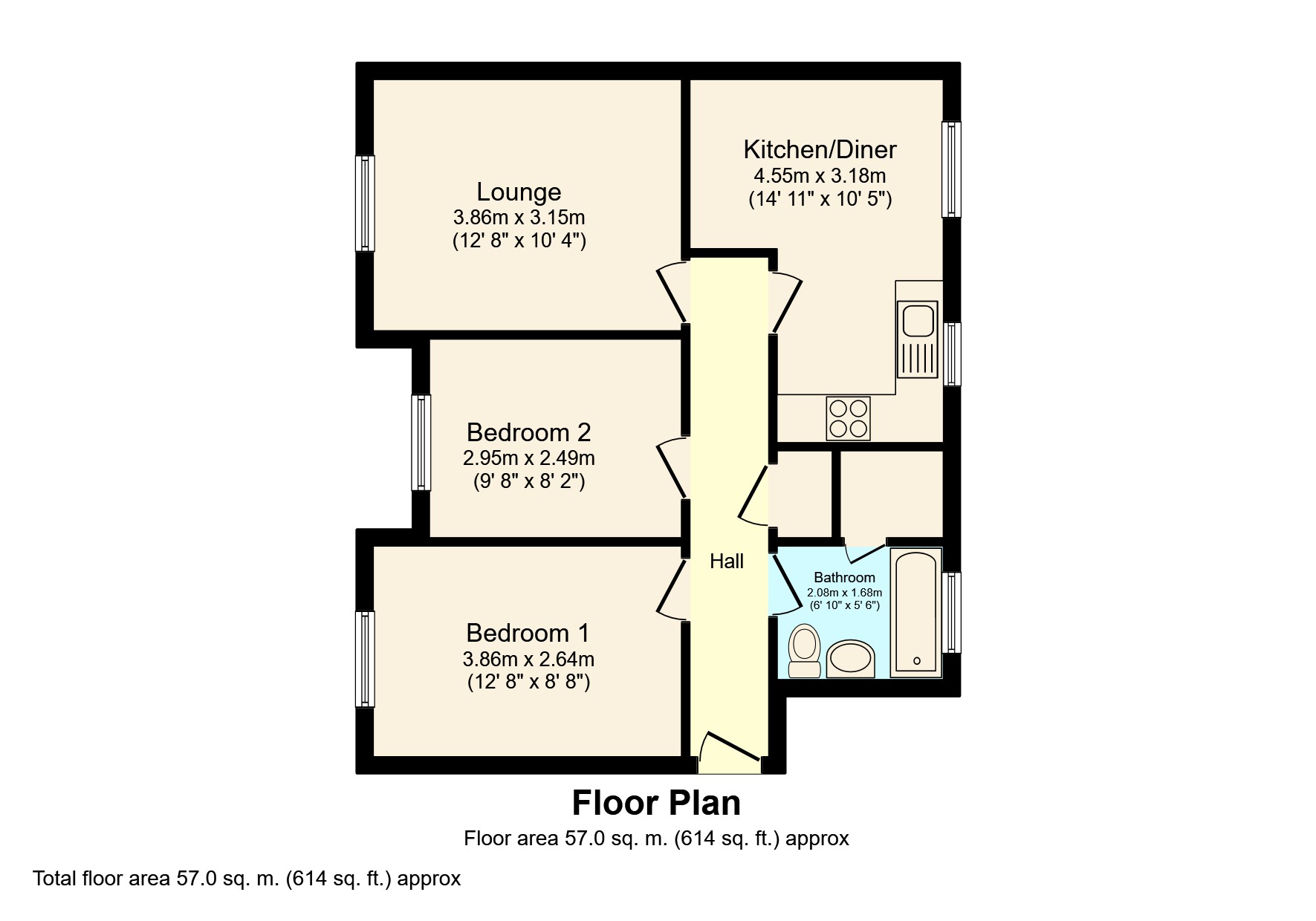 2 bed flat for sale in Gorringes Brook, Horsham RH12 Zoopla