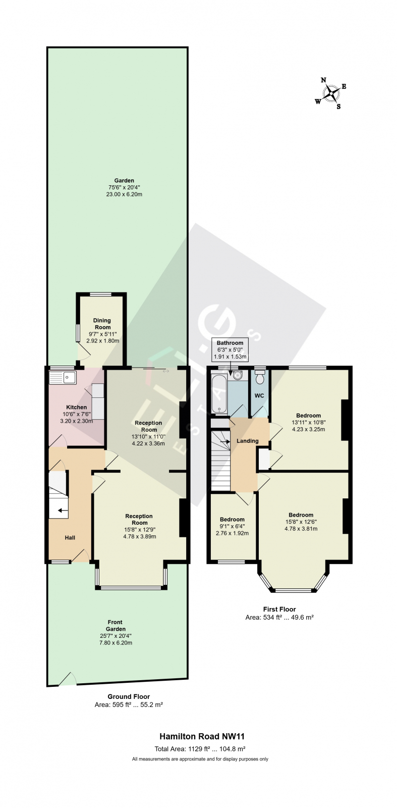 115 Hamilton Road, London floorplan
