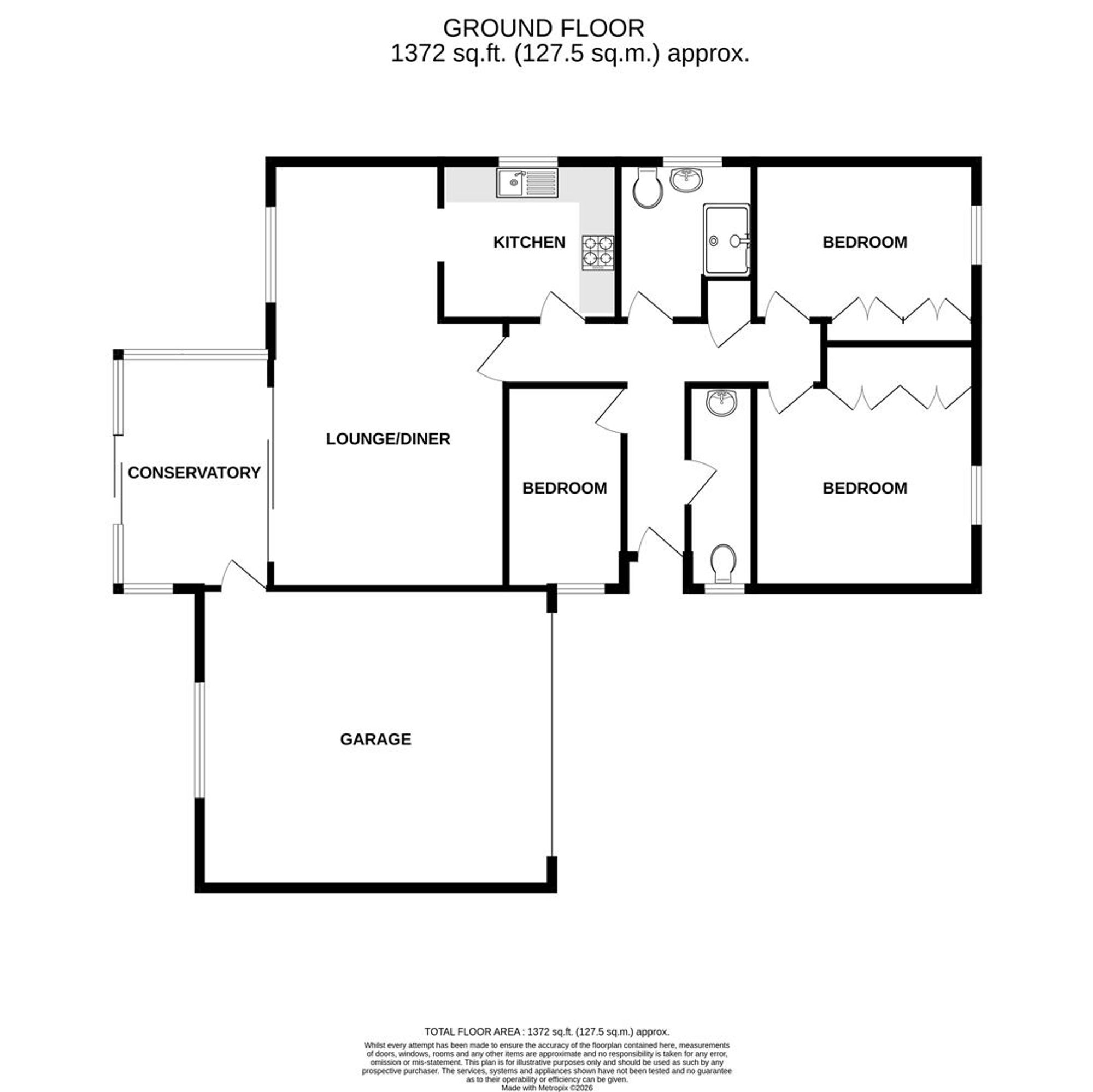 5, The Beachings, Pevensey Bay floorplan