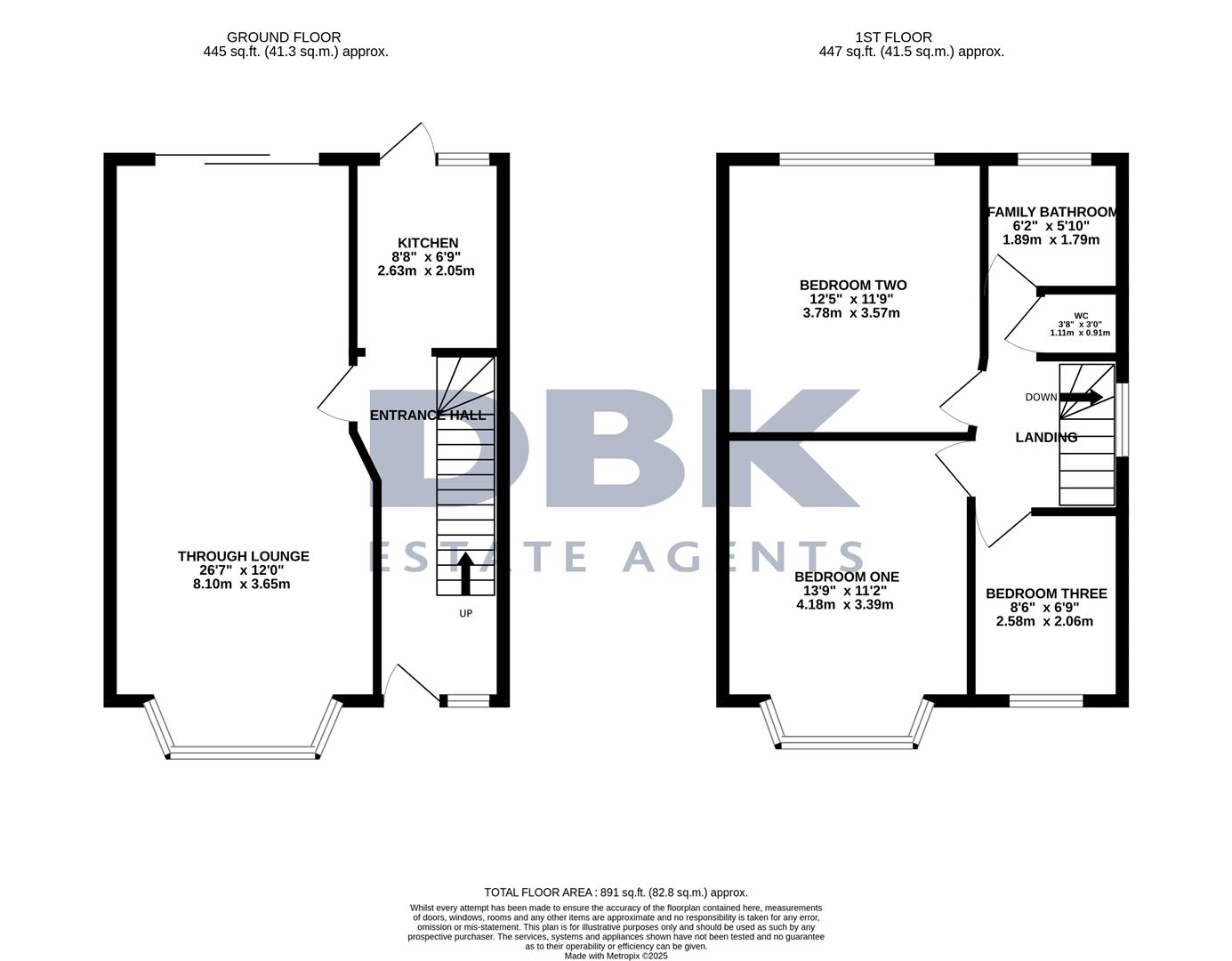 5, Meadow Waye, Heston floorplan