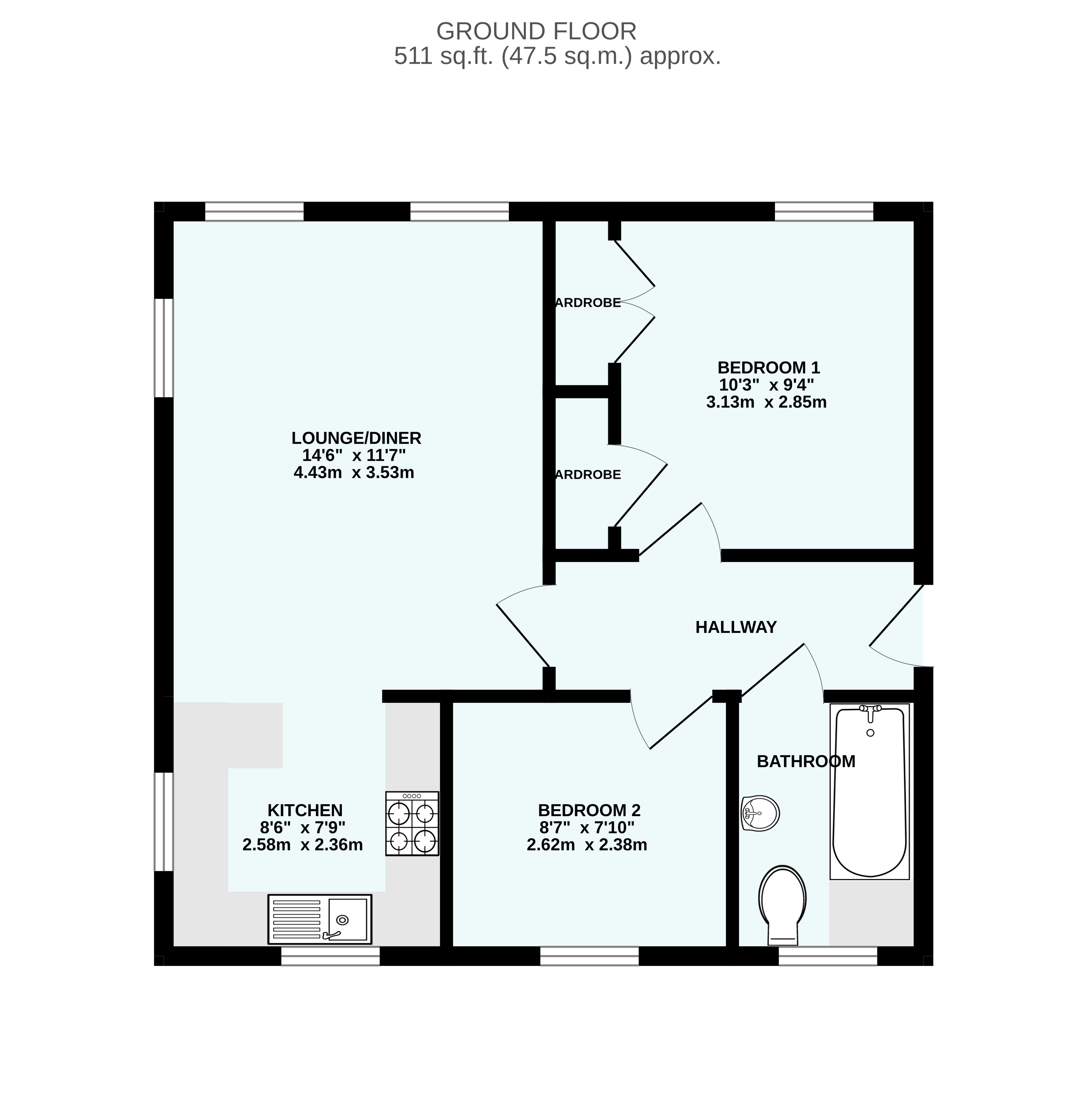 4 Pynewood House 1A Exeter Road, Ivybridge Devon, Devon floorplan
