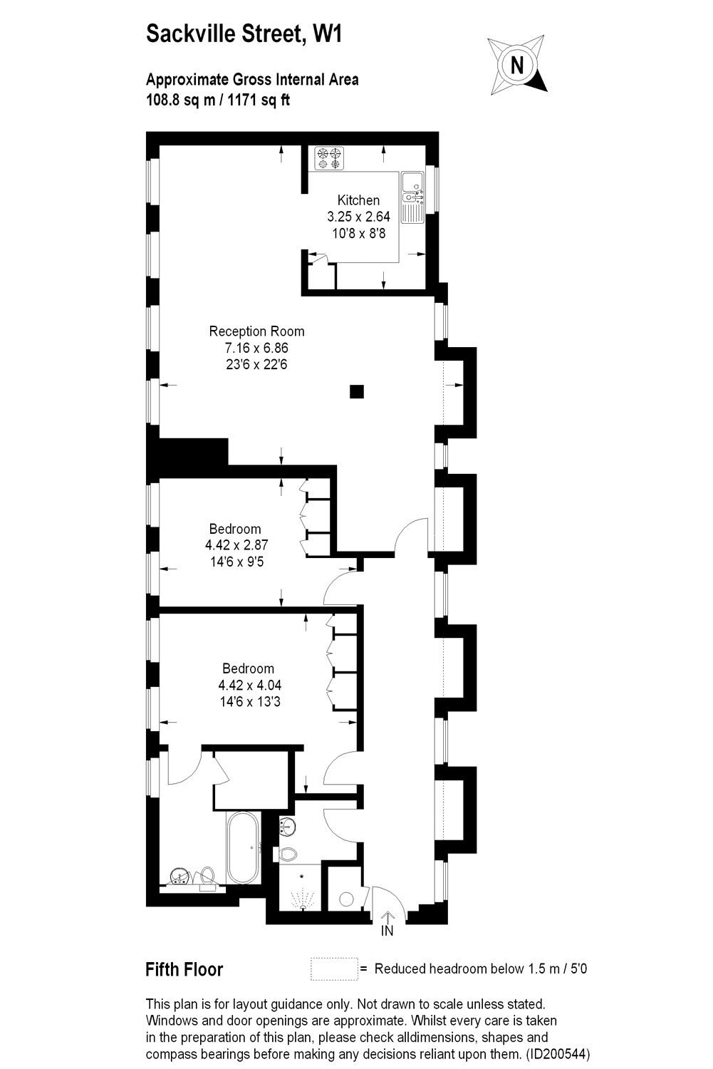 2 Bedrooms Flat to rent in Sackville Street, Mayfair, London W1S