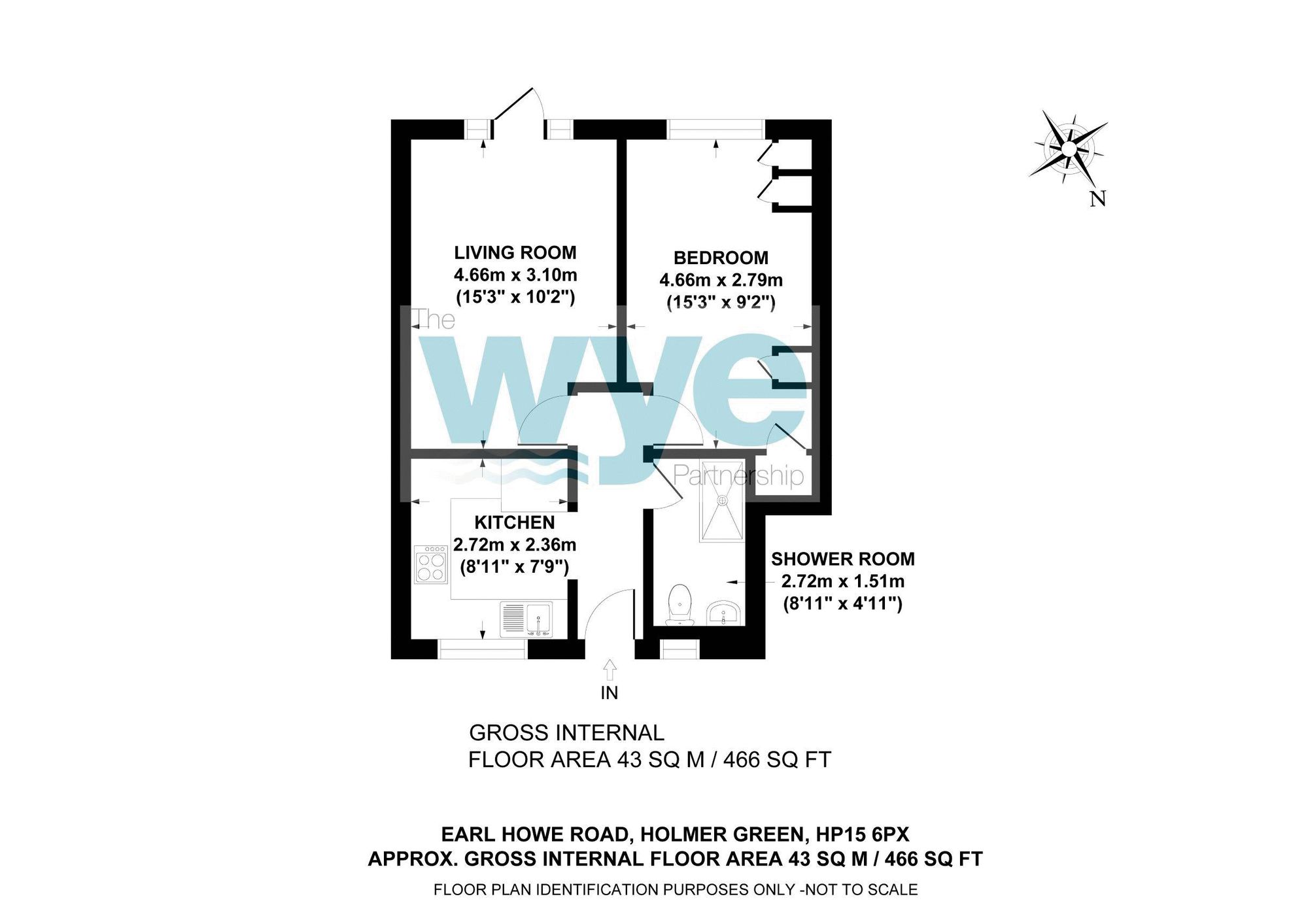 2c Cherrycroft, Earl Howe Road, High Wycombe floorplan
