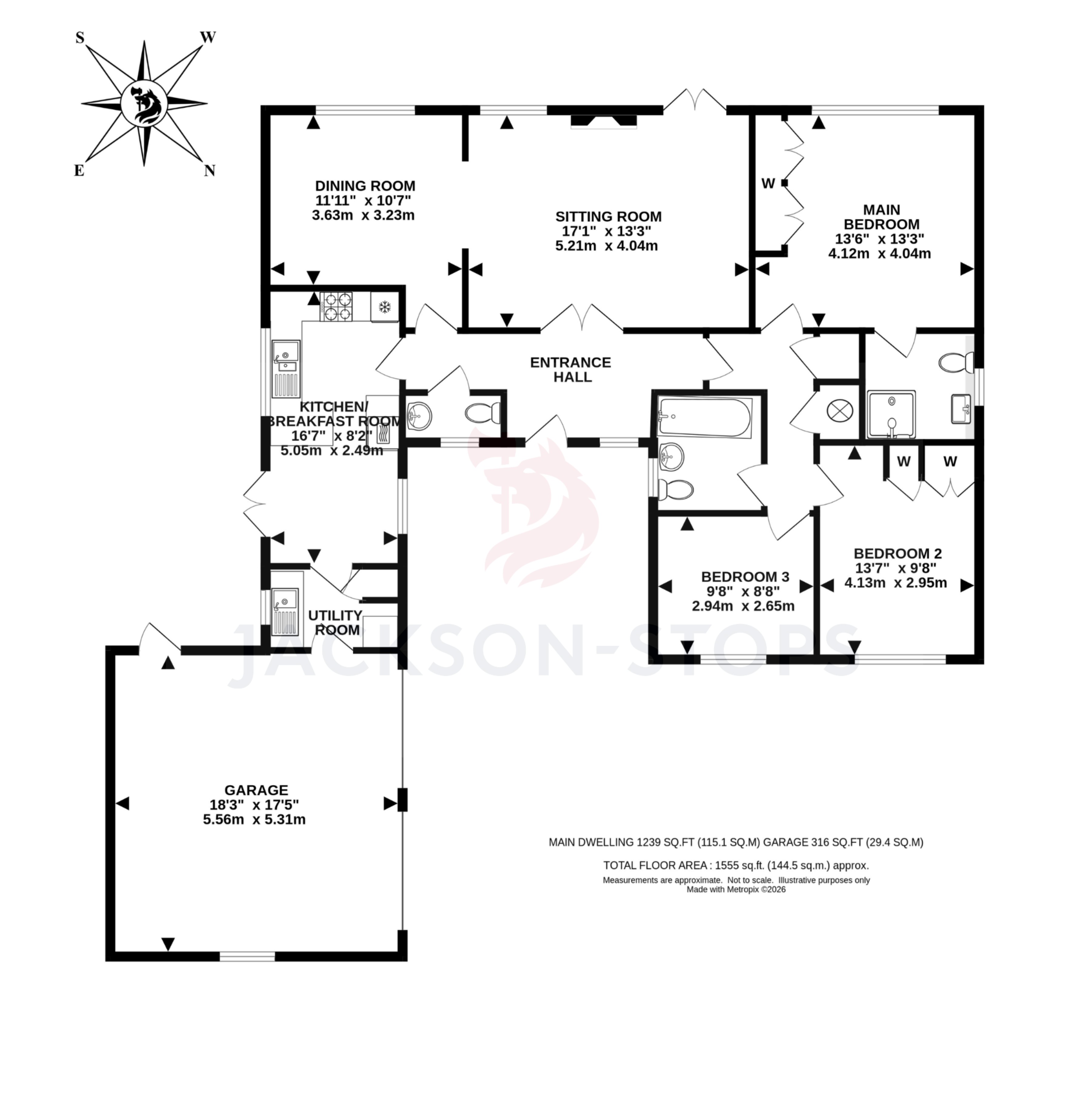 17, Becket Wood, Dorking floorplan