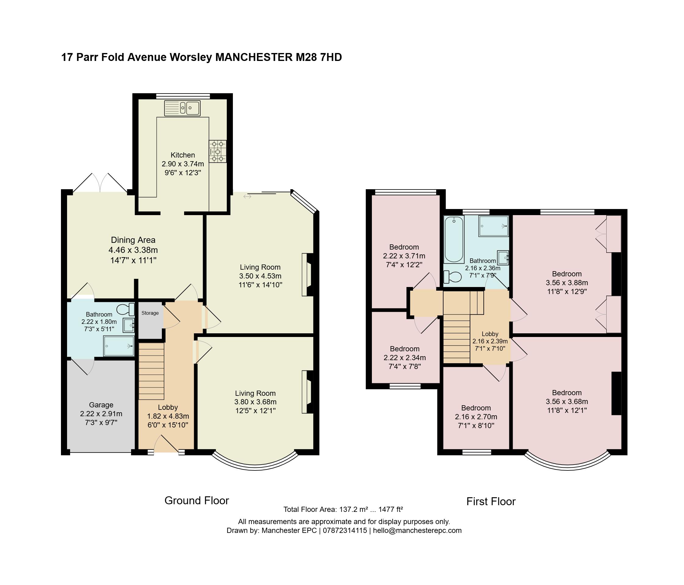 17, Parr Fold Avenue, Manchester floorplan