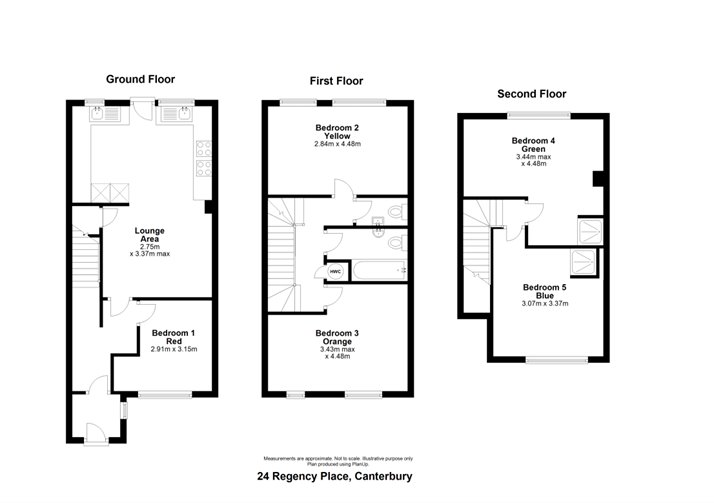 24, Regency Place, Canterbury floorplan