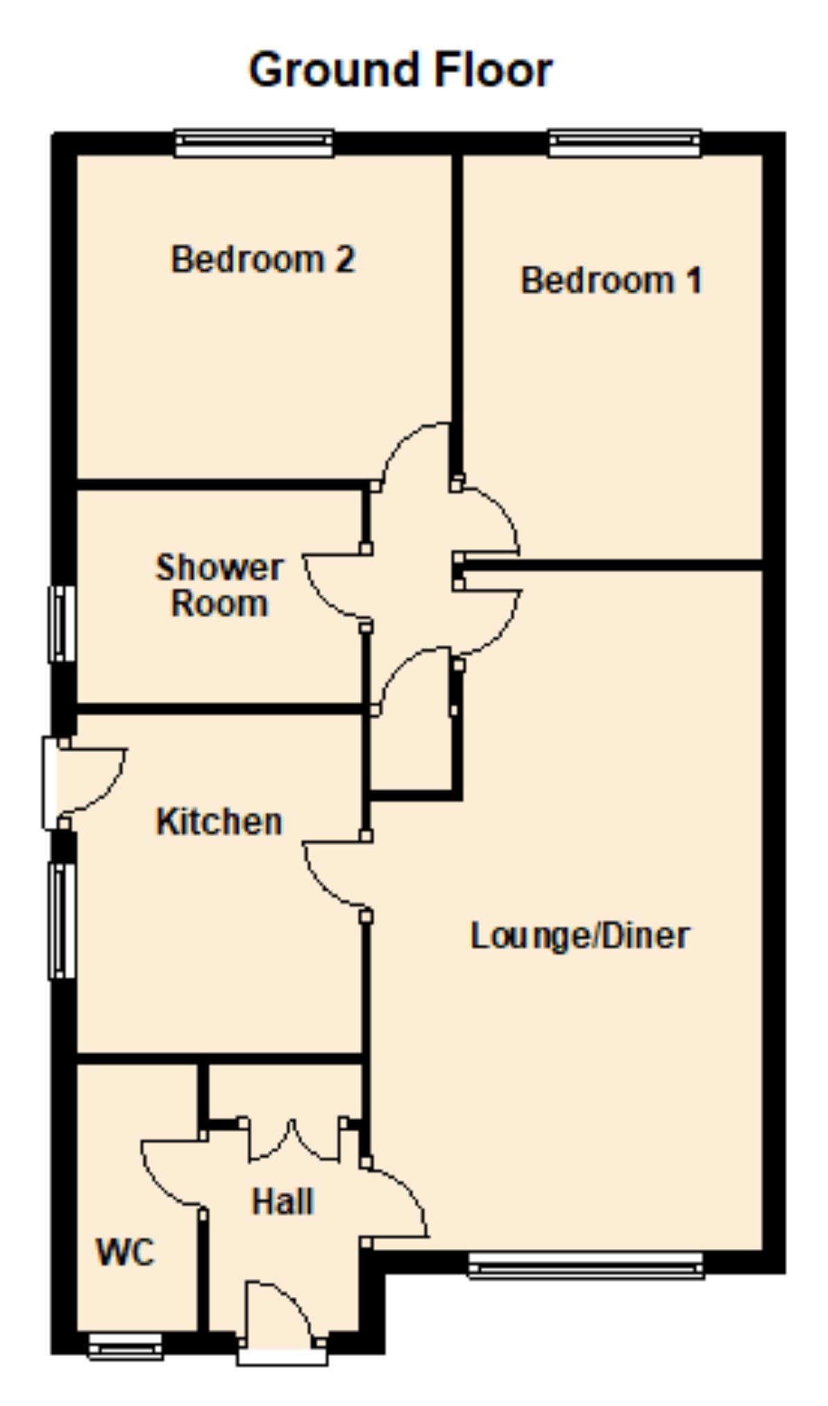 2 Bedrooms Semi-detached bungalow for sale in Field Lane, Wistow YO8