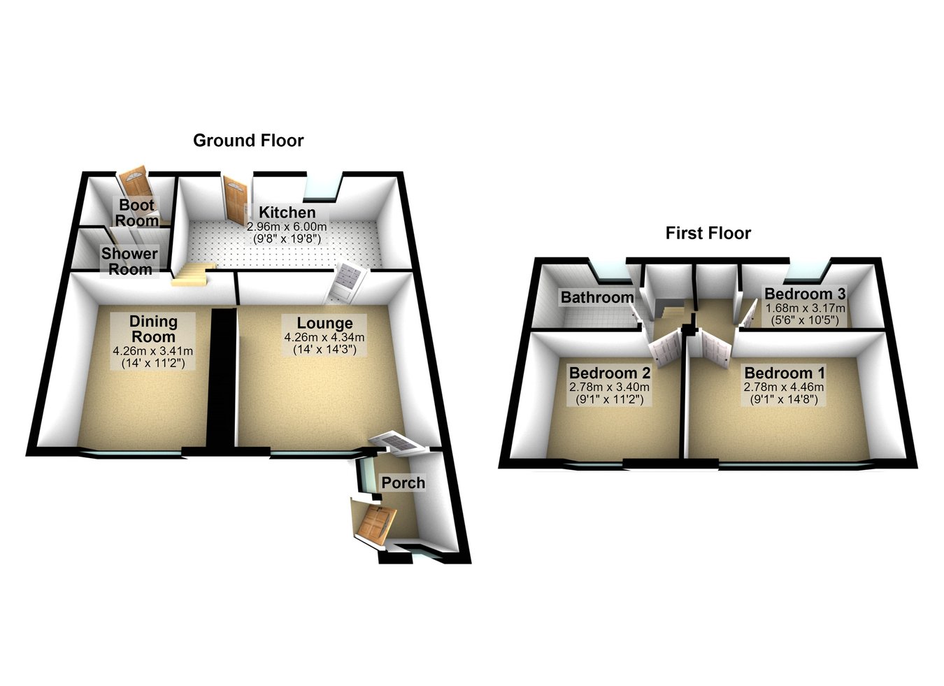 The Cottage, Chain Road, Huddersfield floorplan