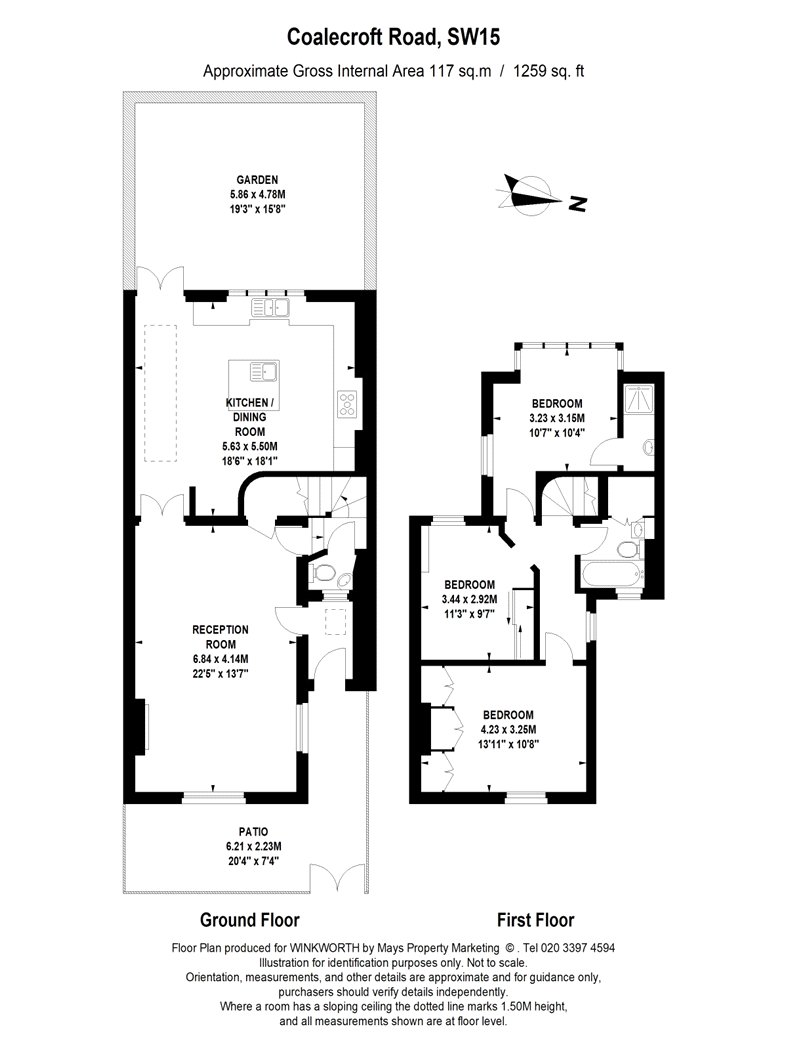 6, Coalecroft Road, London floorplan