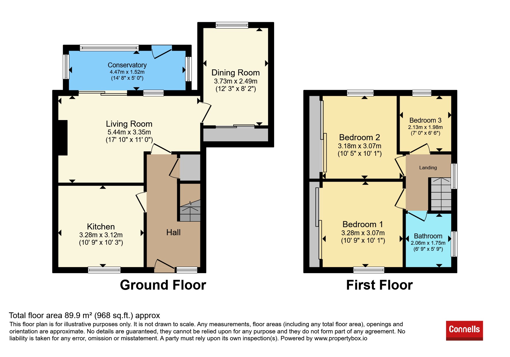 3, Bennett Close, Exeter floorplan