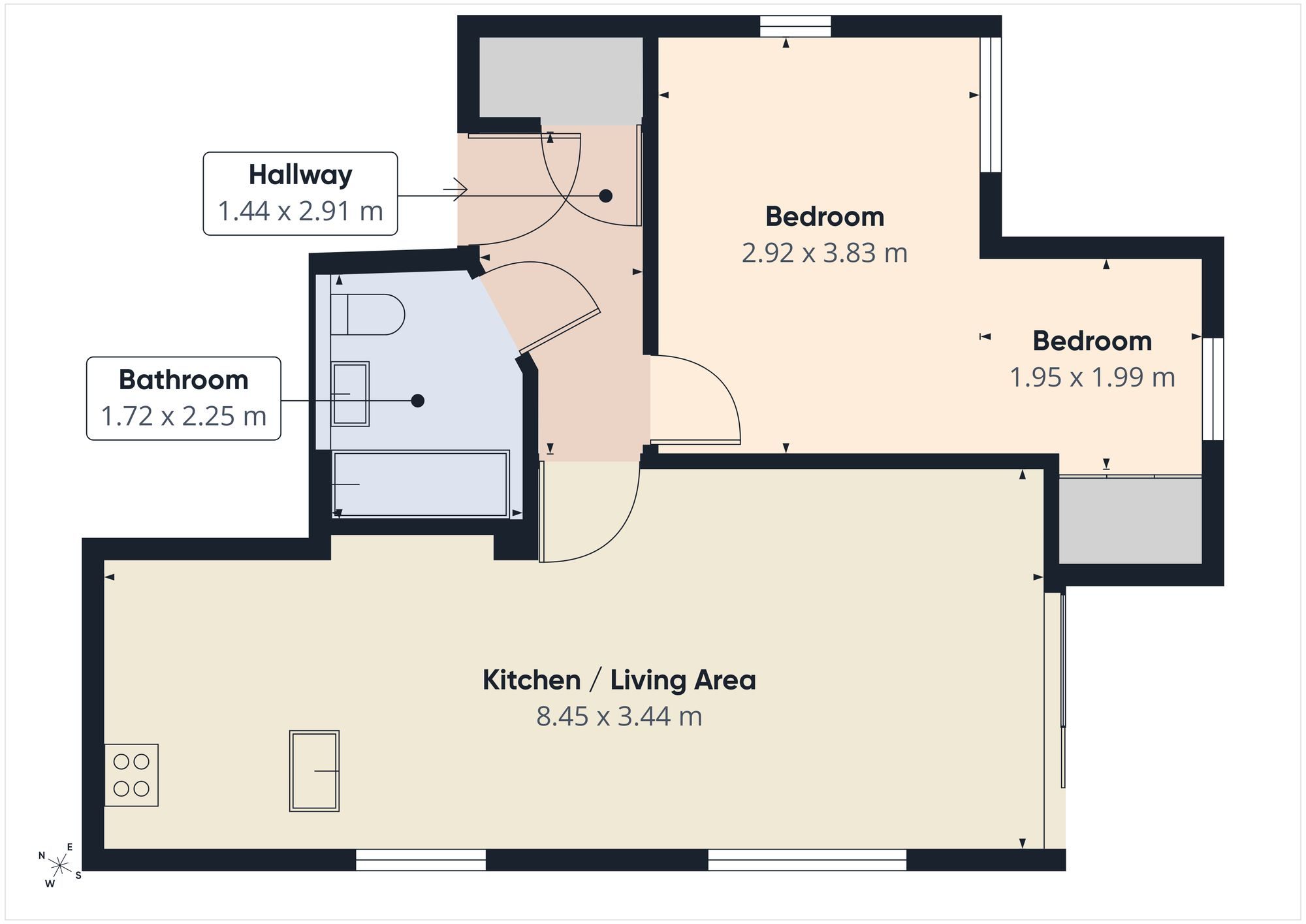 Flat 7, 7A, Heather Close, London floorplan