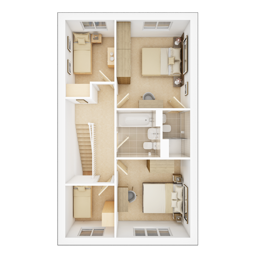 The Lydford  - Plot 402, Half Penny Meadows, Pendle Road, Clitheroe floorplan