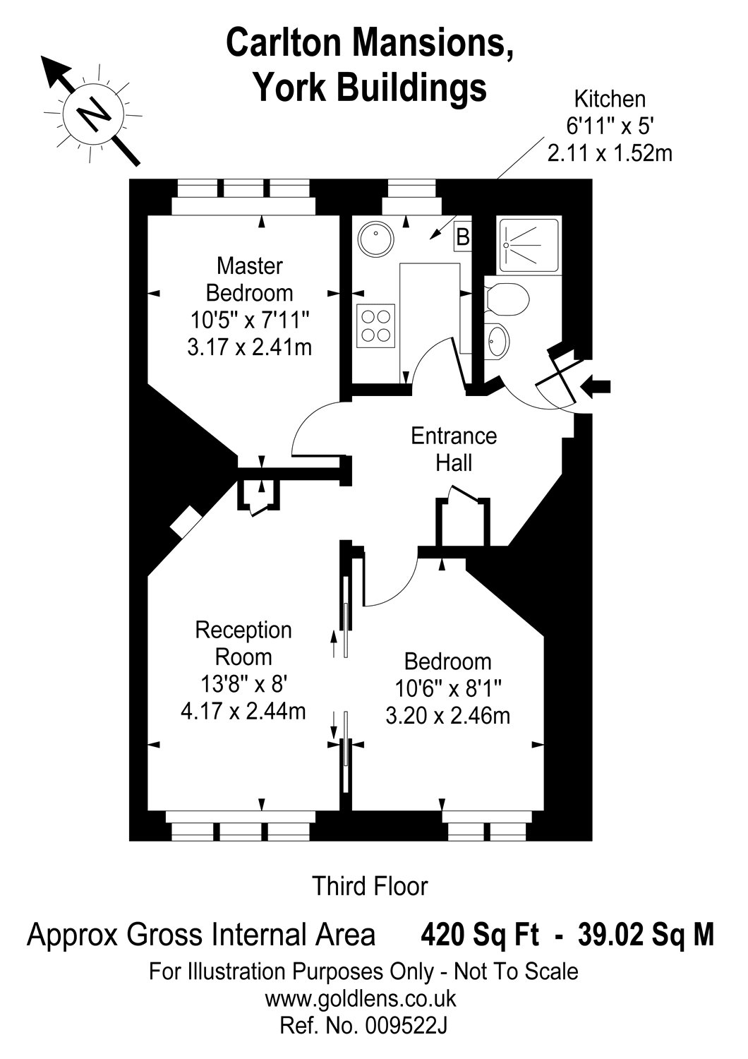 2 Bedrooms  to rent in Carlton Mansions, 16-17 York Buildings, London WC2N