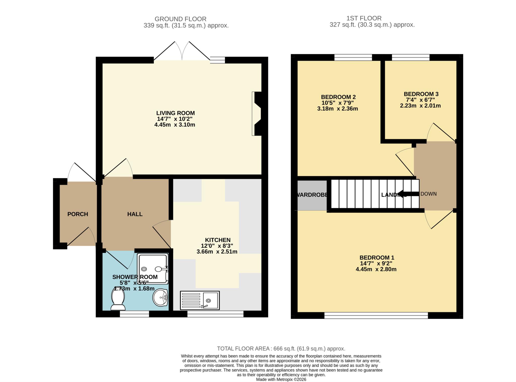 42, Parkhill Drive, Frome floorplan